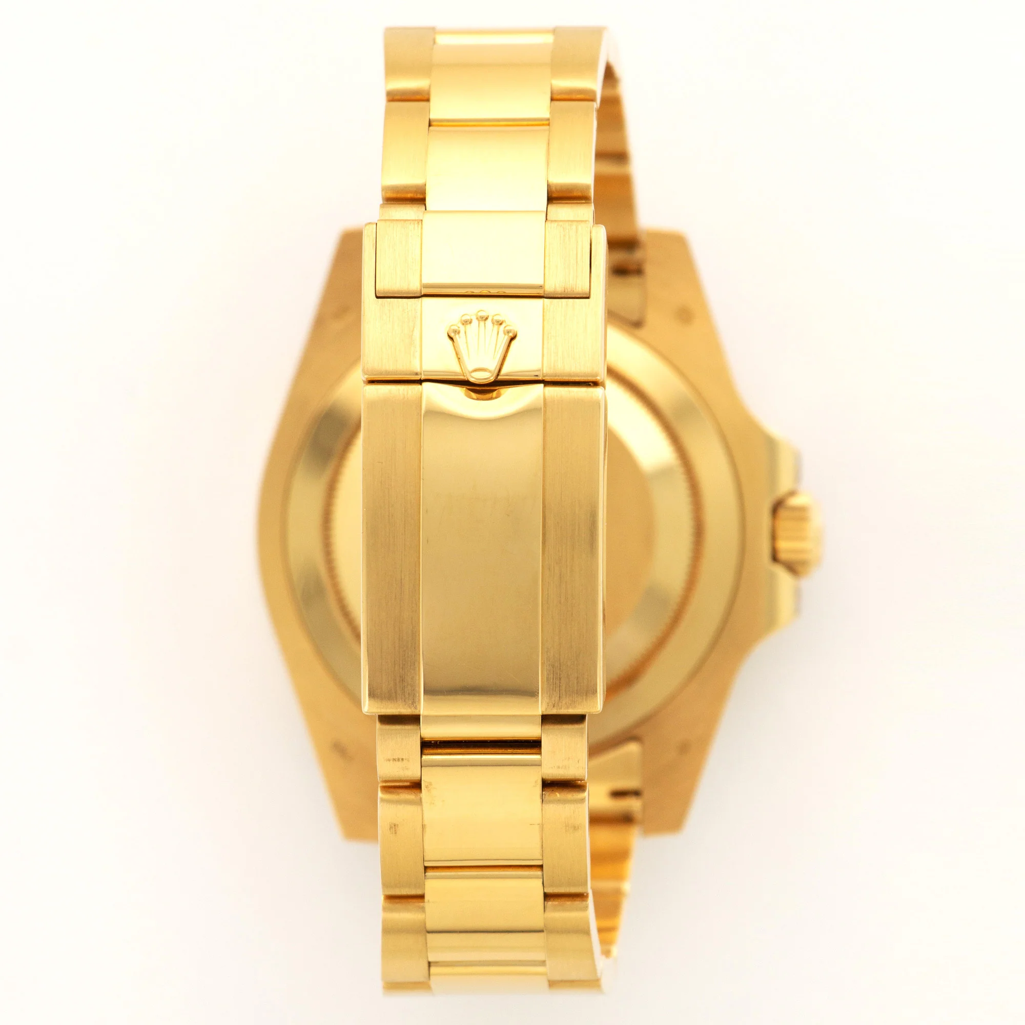 Rolex Yellow Gold GMT-Master II Sapphire Diamond Watch Ref. 116758 - Image 6