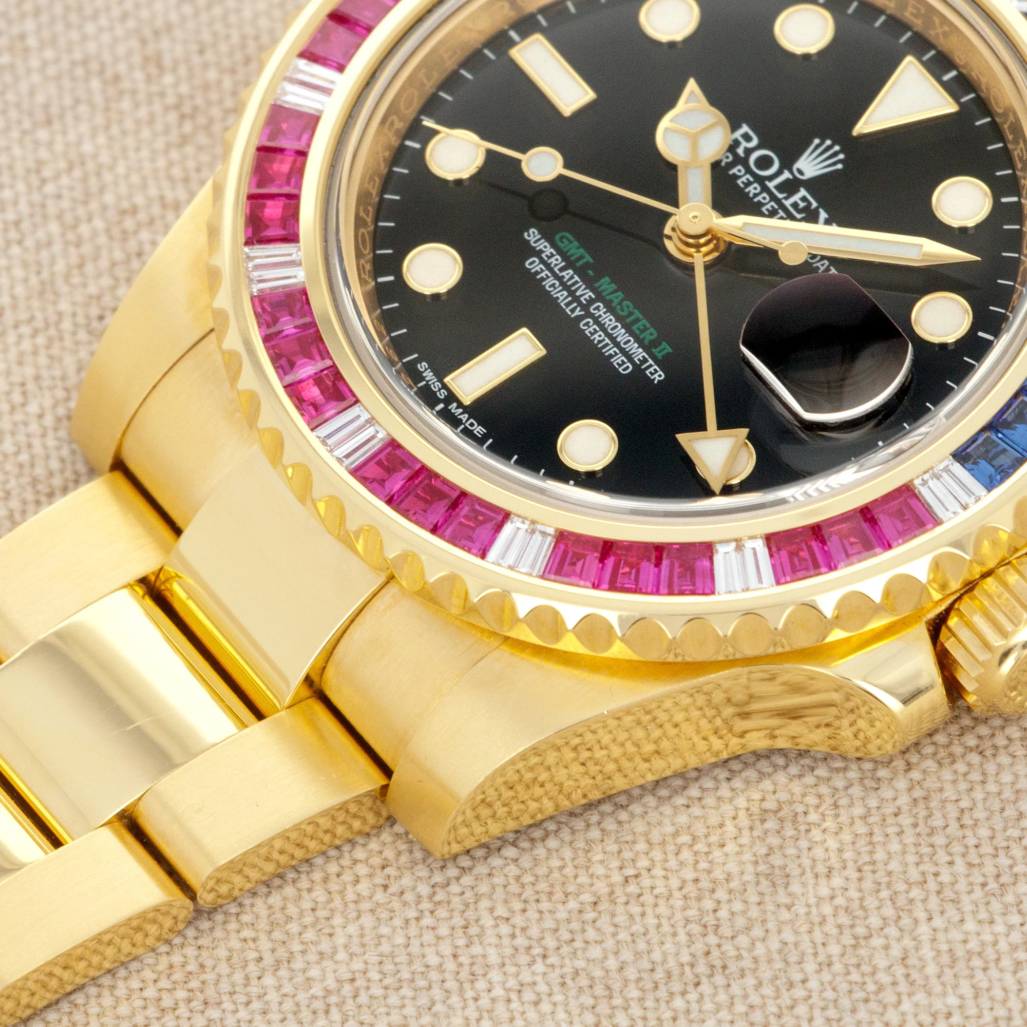 Rolex Yellow Gold GMT-Master SARU Watch Ref. 116748 with Original Box and Warranty - Image 4