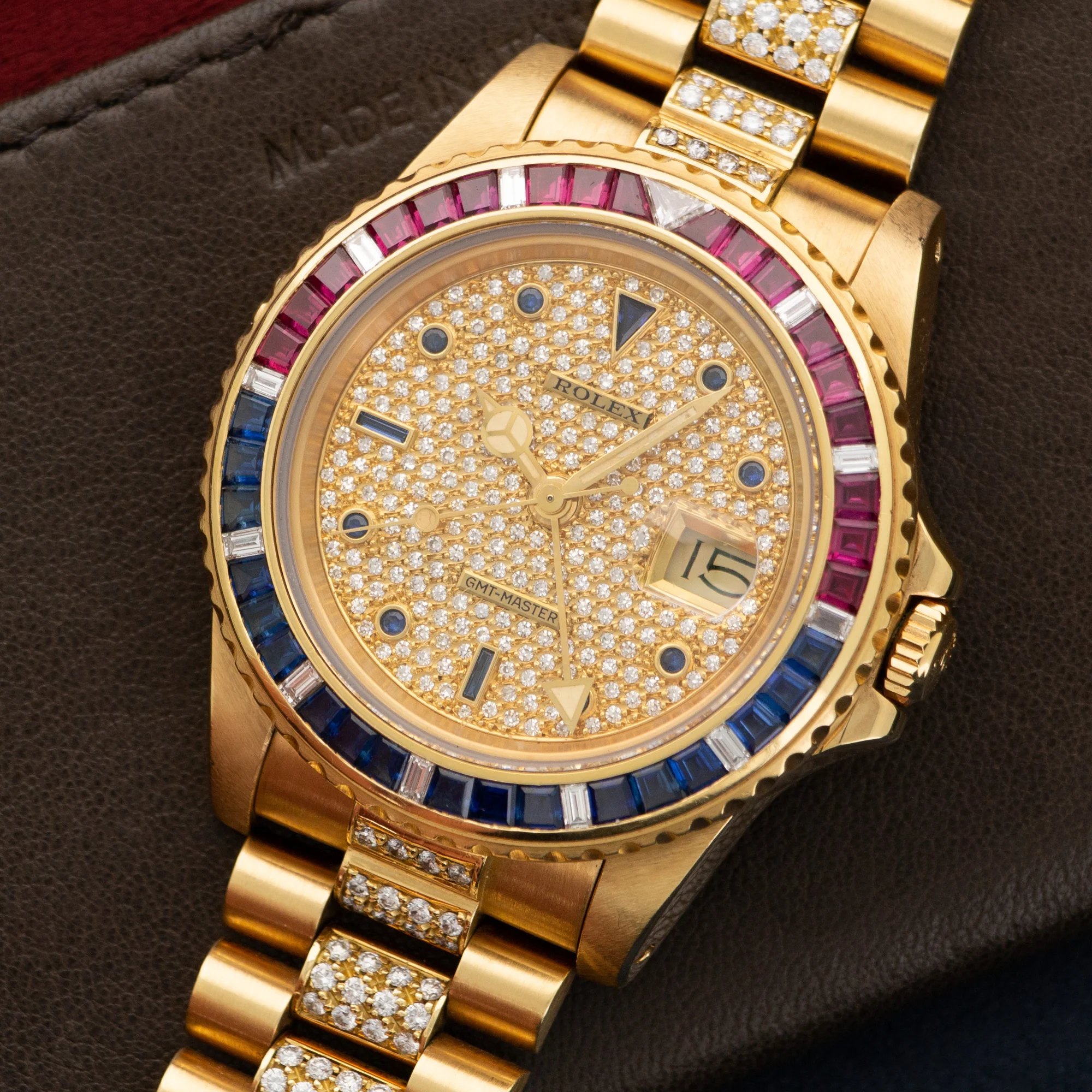 Rolex Yellow Gold GMT-Master Watch Ref. 16758 SARU - Image 2