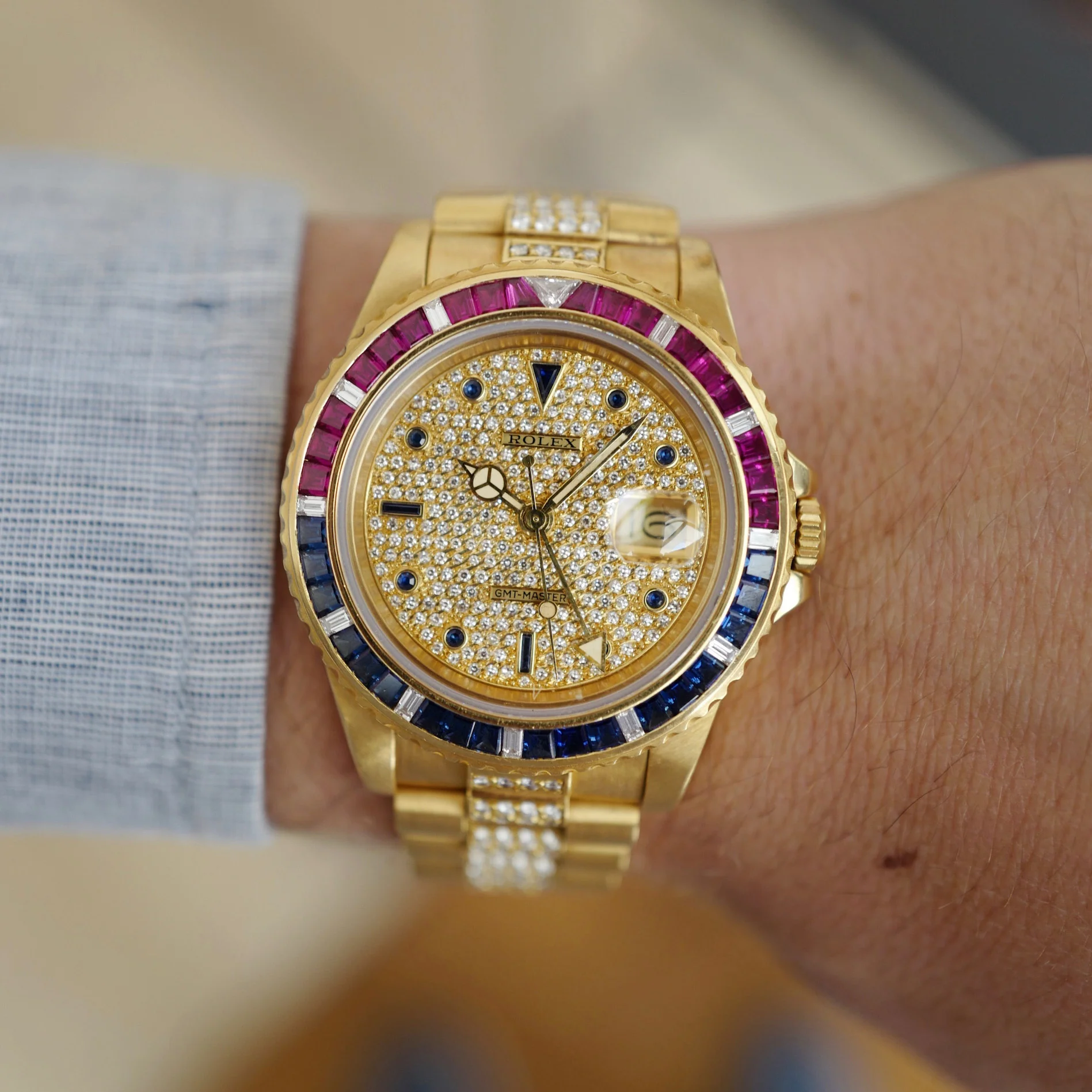 Rolex Yellow Gold GMT-Master Watch Ref. 16758 SARU - Image 7