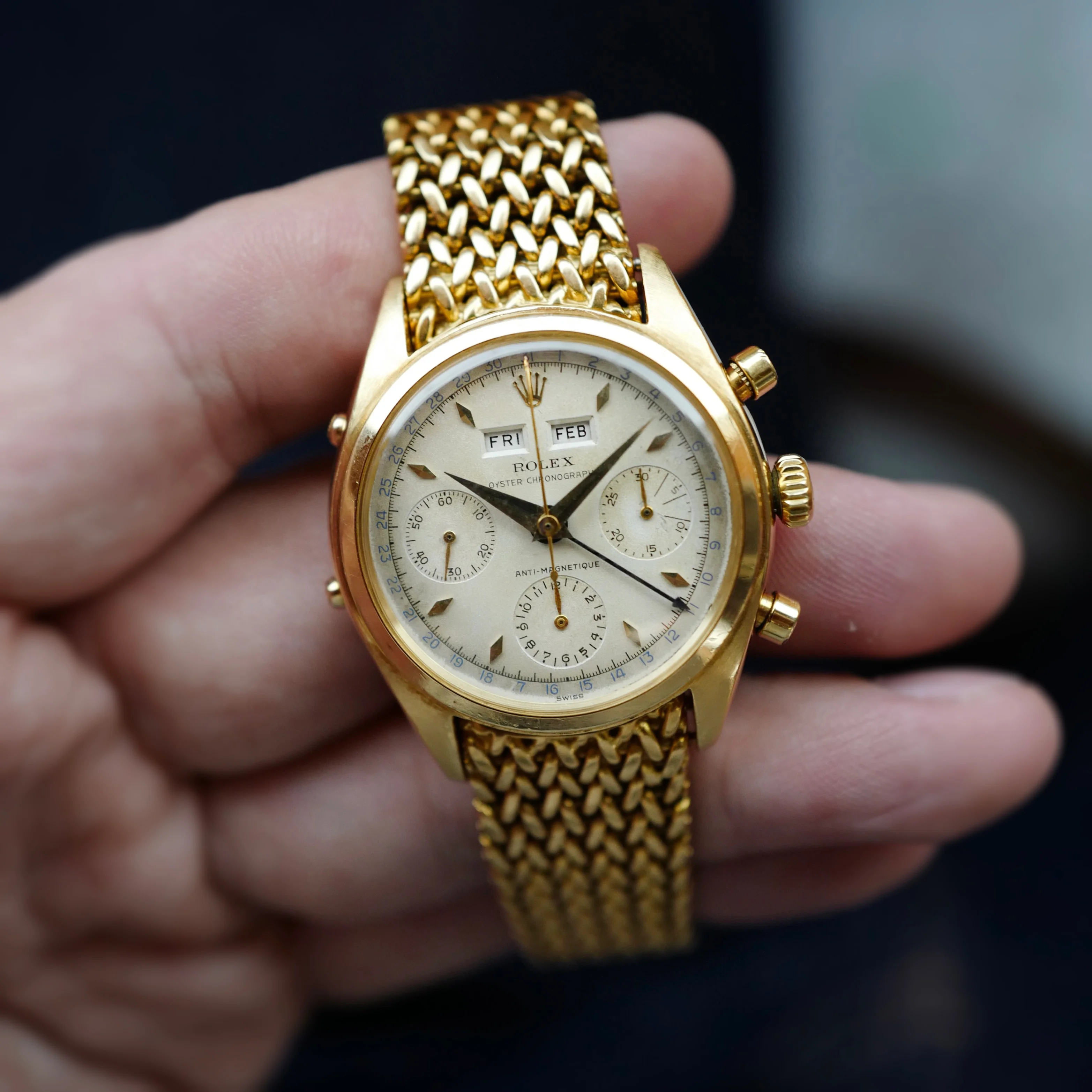 Rolex Yellow Gold Jean Claude Killy Watch Ref. 6036 - Image 3