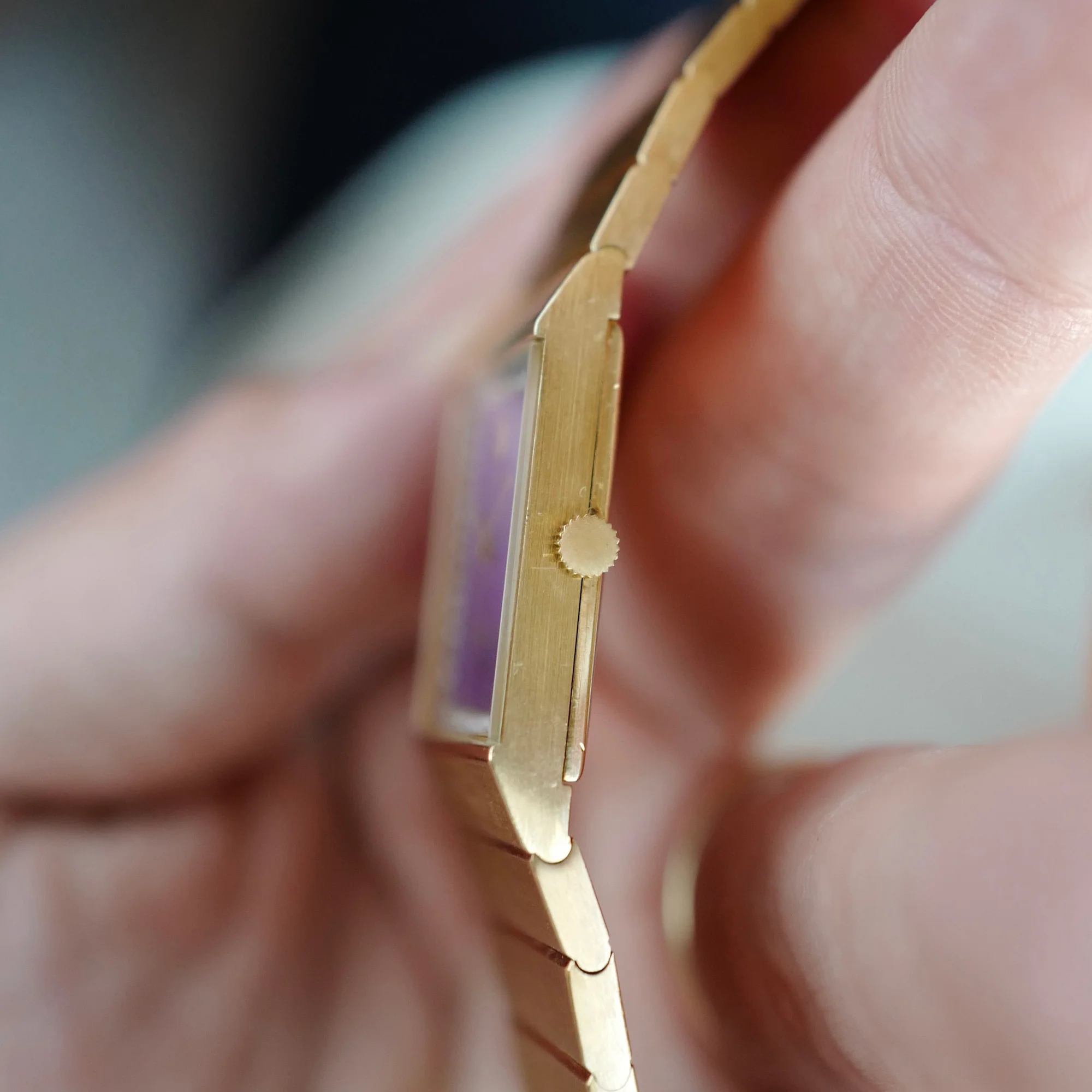 Rolex Yellow Gold King Midas Ref. 4136 with Lapis Lazuli and Diamond Dial - Image 7