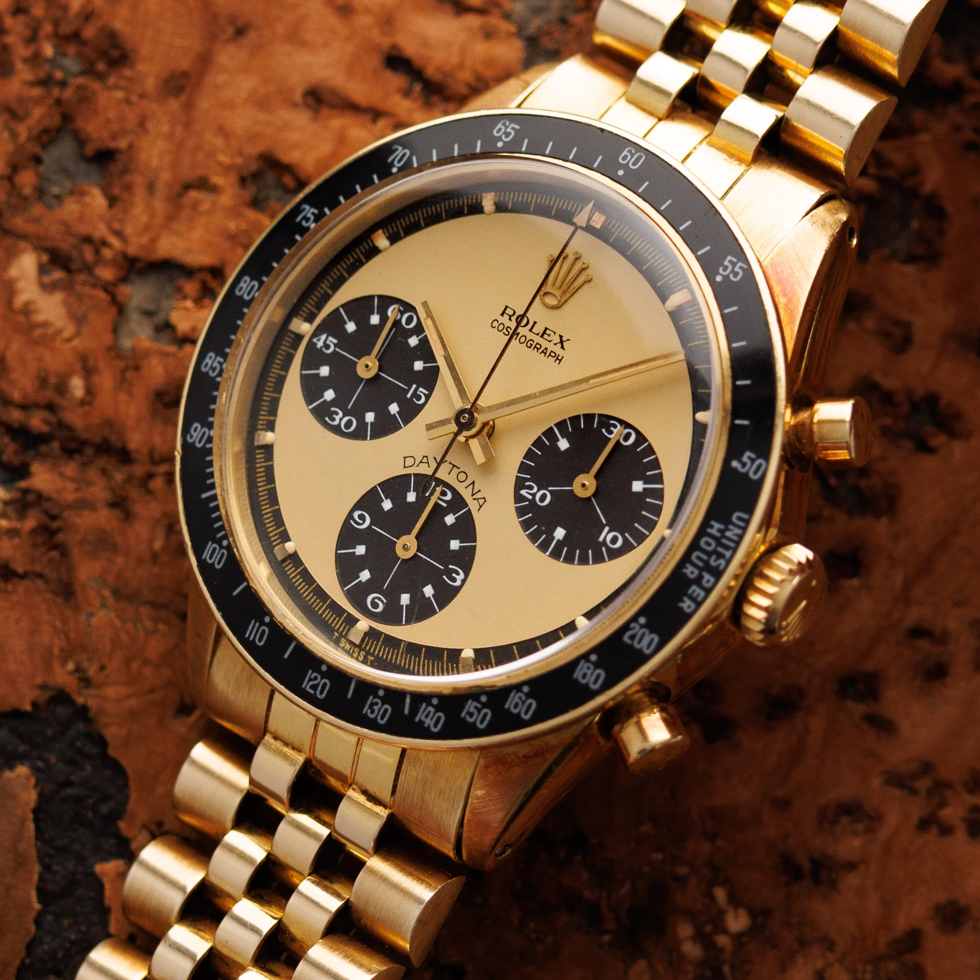 Rolex Yellow Gold Paul Newman Daytona Lemon Watch Ref. 6264 - Image 2