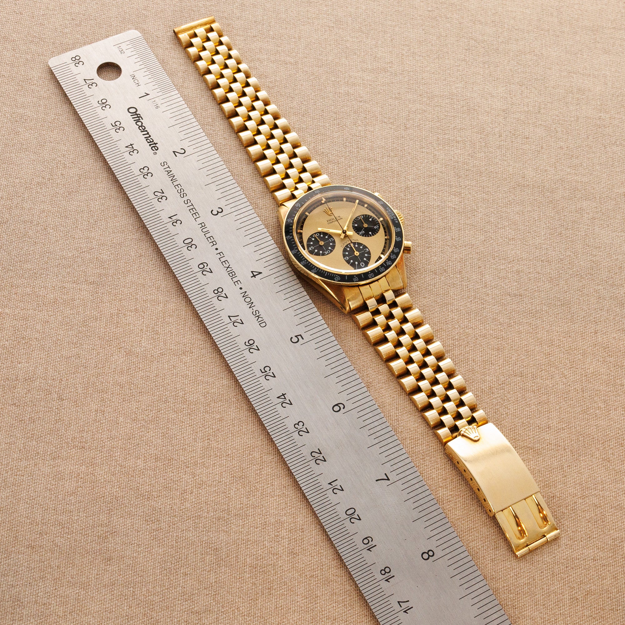 Rolex Yellow Gold Paul Newman Daytona Lemon Watch Ref. 6264 - Image 4