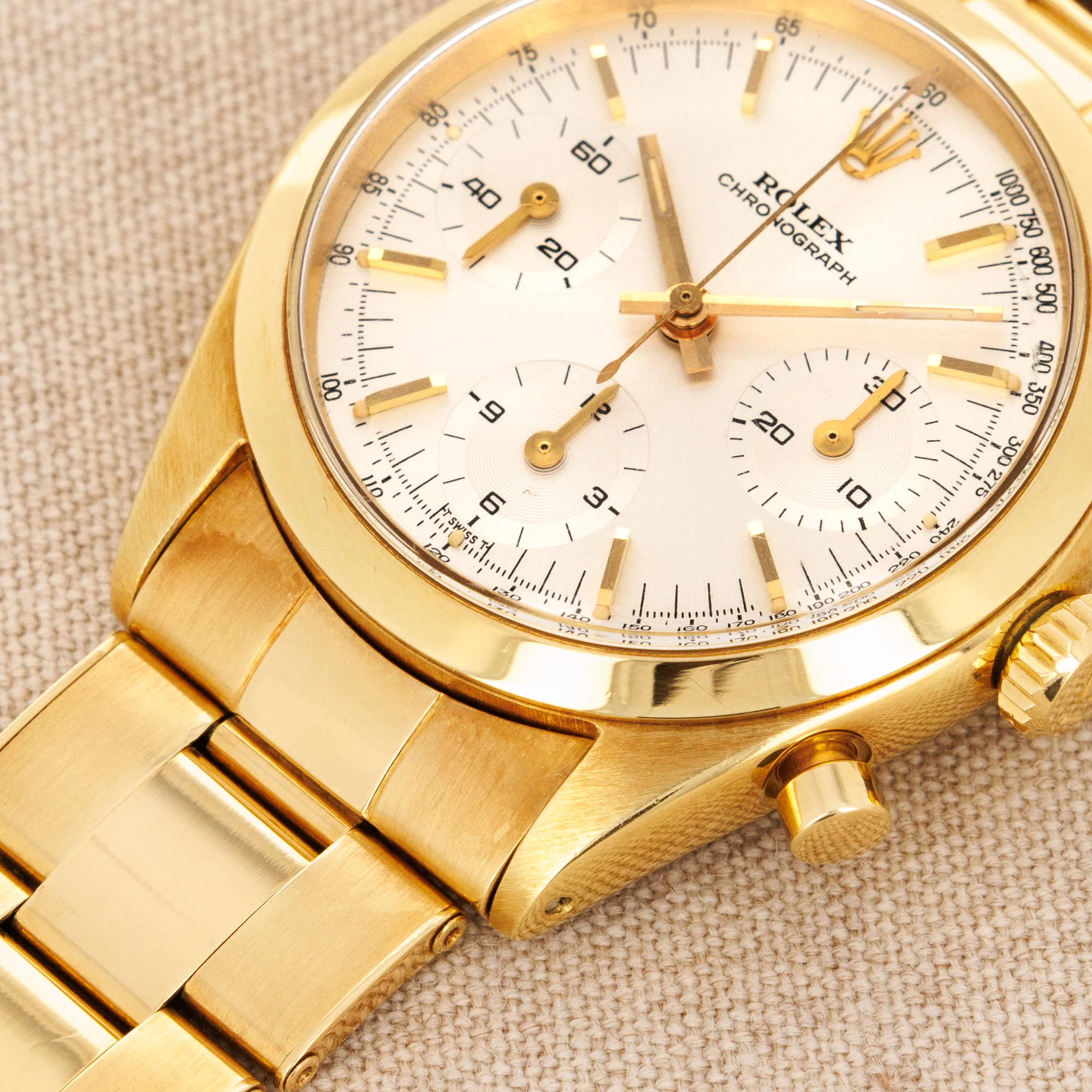 Rolex Yellow Gold Pre-Daytona Watch Ref. 6238 - Image 4