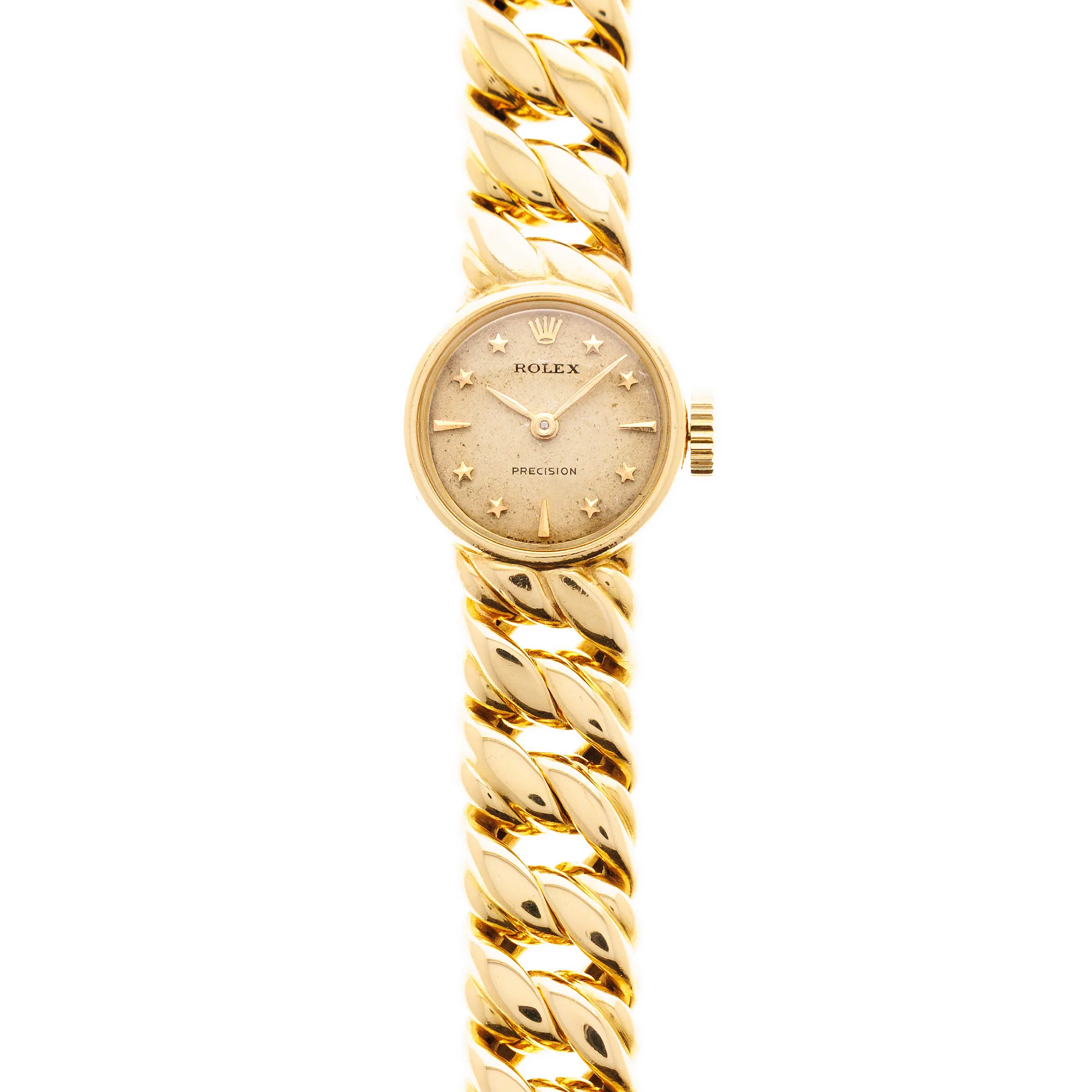 Rolex Yellow Gold Precision Star Dial Watch
