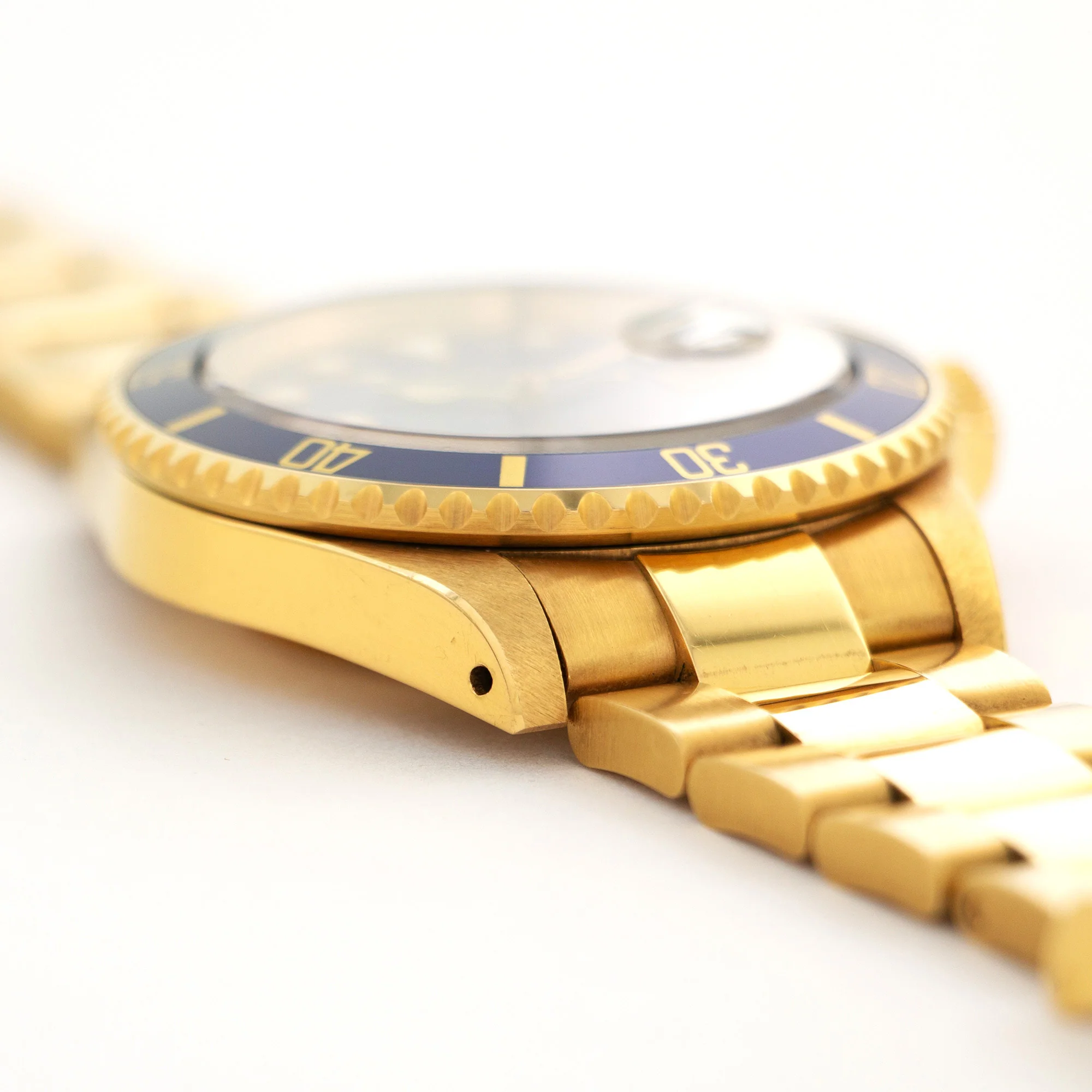 Rolex Yellow Gold Submariner Lapis Lazuli Watch Ref. 16618 - Image 3