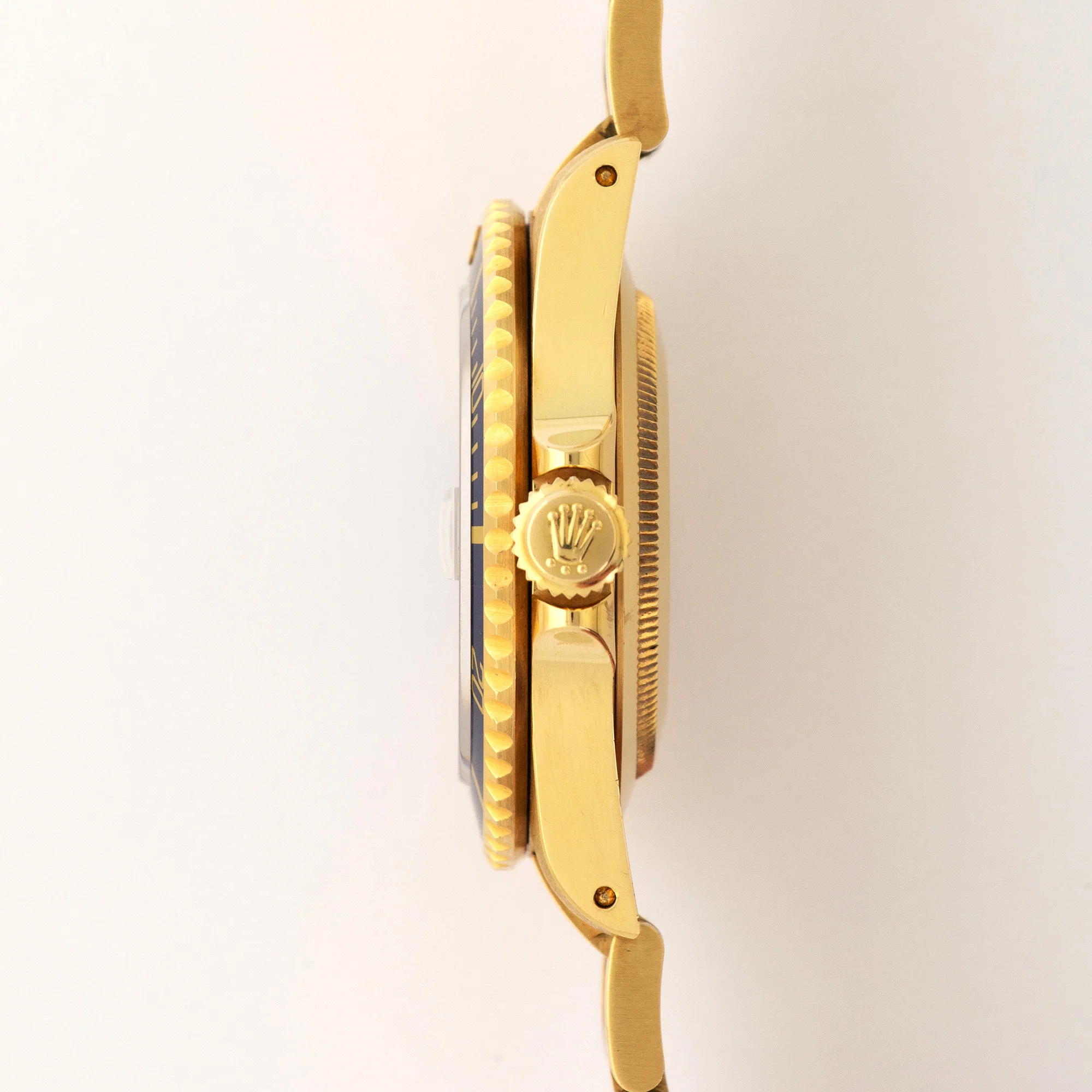 Rolex Yellow Gold Submariner Lapis Lazuli Watch Ref. 16618 - Image 4