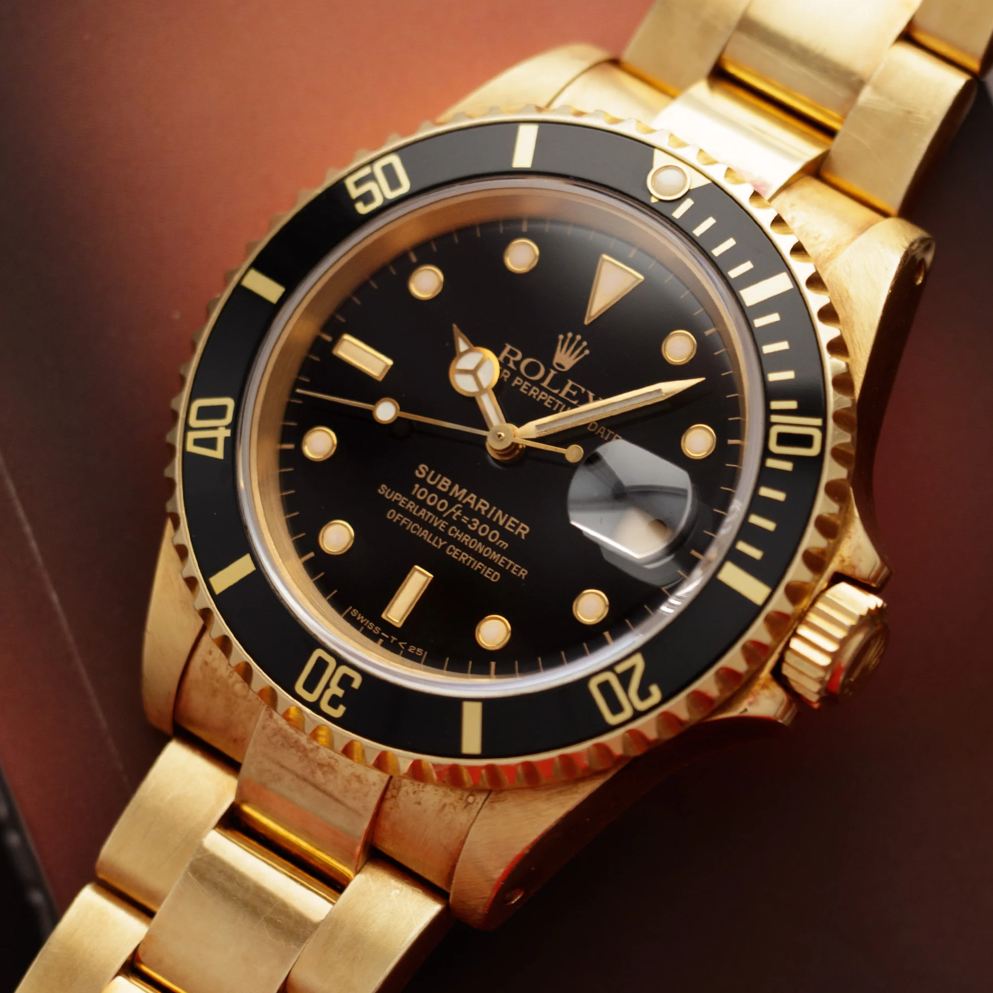 Rolex Yellow Gold Submariner Ref. 16618 - Image 2