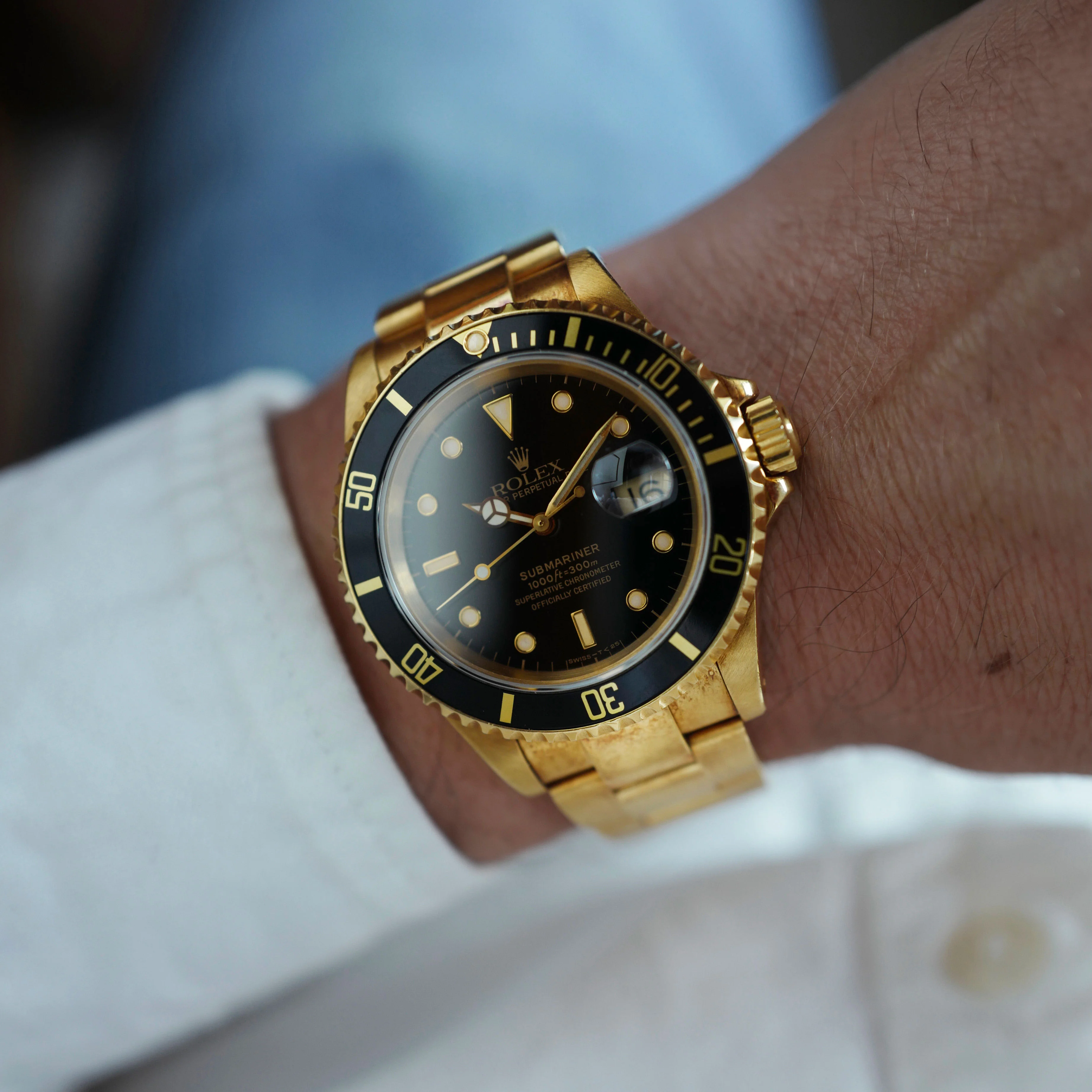 Rolex Yellow Gold Submariner Ref. 16618 - Image 4