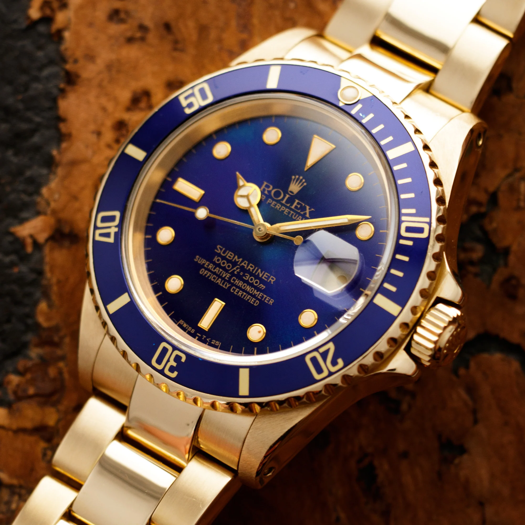 Rolex Yellow Gold Submariner Ref. 16618 - Image 2