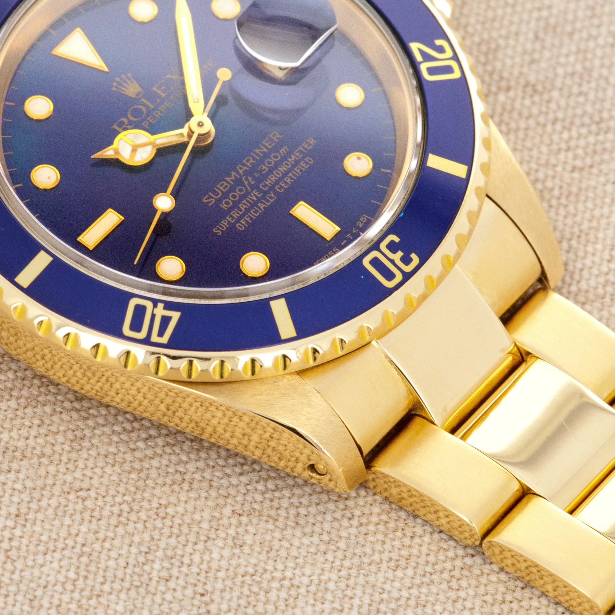 Rolex Yellow Gold Submariner Ref. 16618 - Image 3