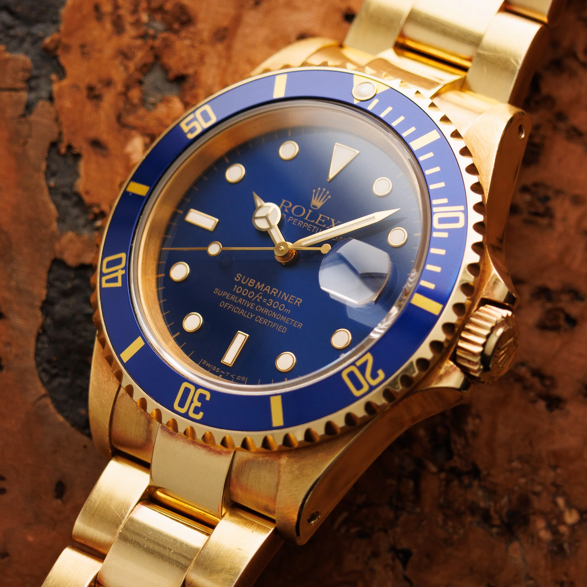 Rolex Yellow Gold Submariner Ref. 16618 - Image 2