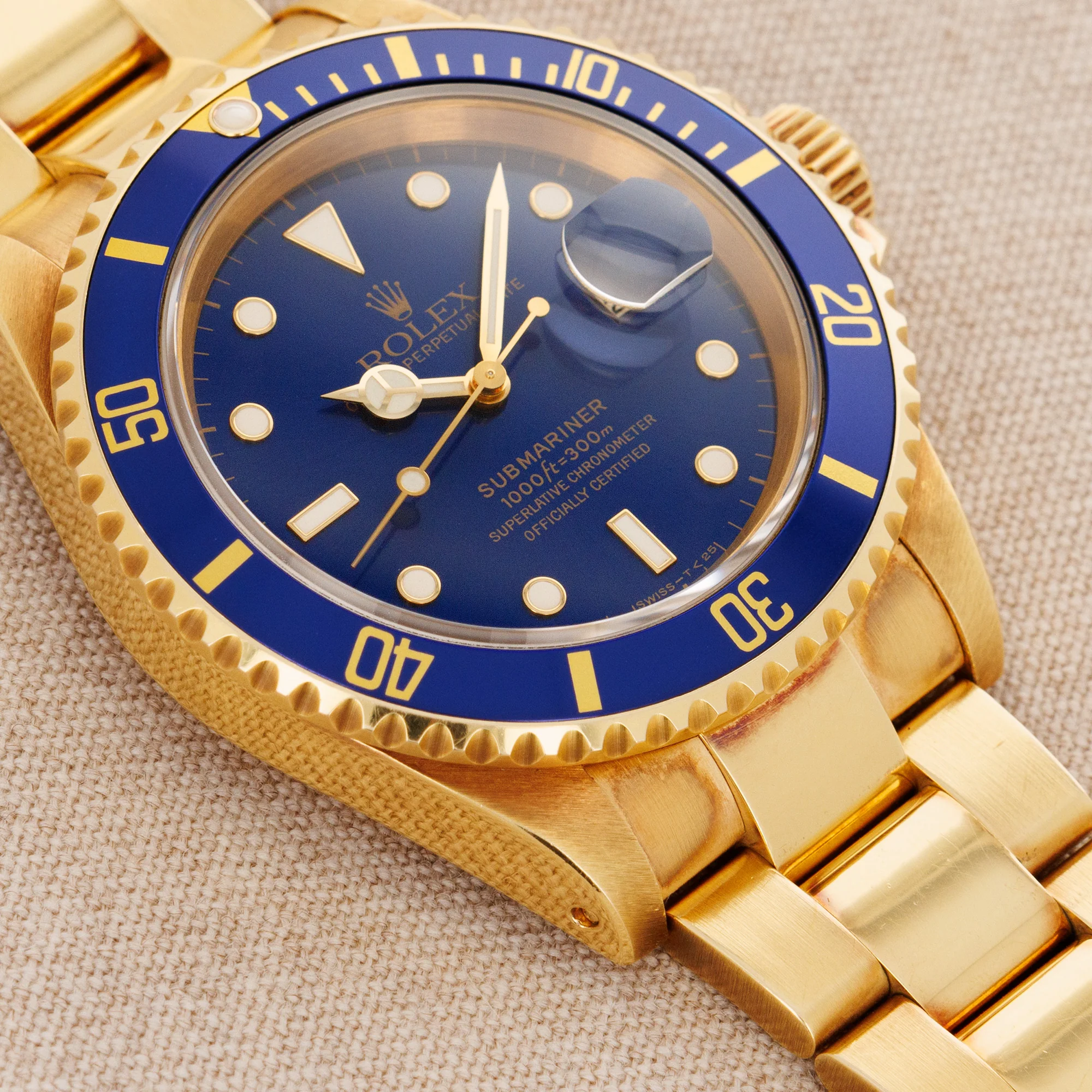 Rolex Yellow Gold Submariner Ref. 16618 - Image 4