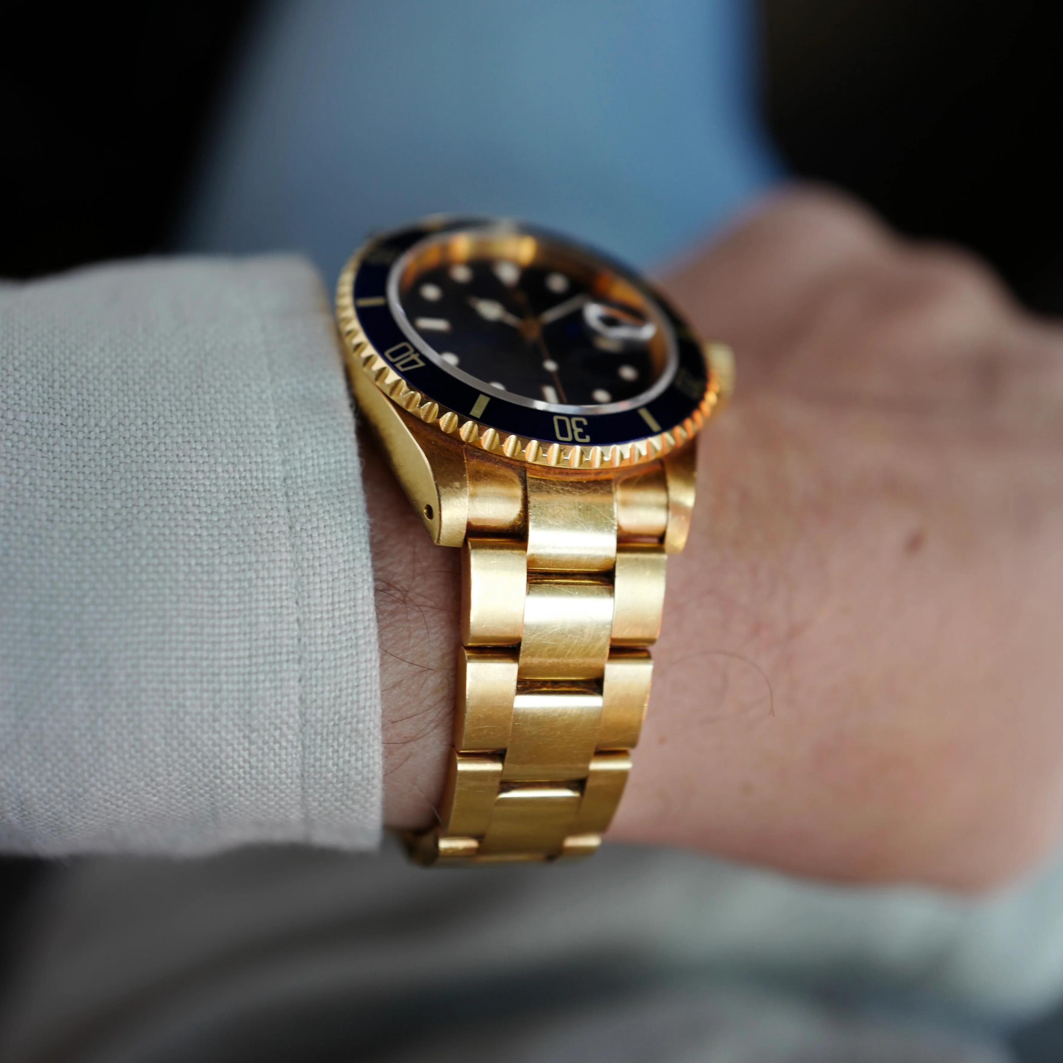 Rolex Yellow Gold Submariner Watch Ref. 16618 (NEW ARRIVAL) - Image 3