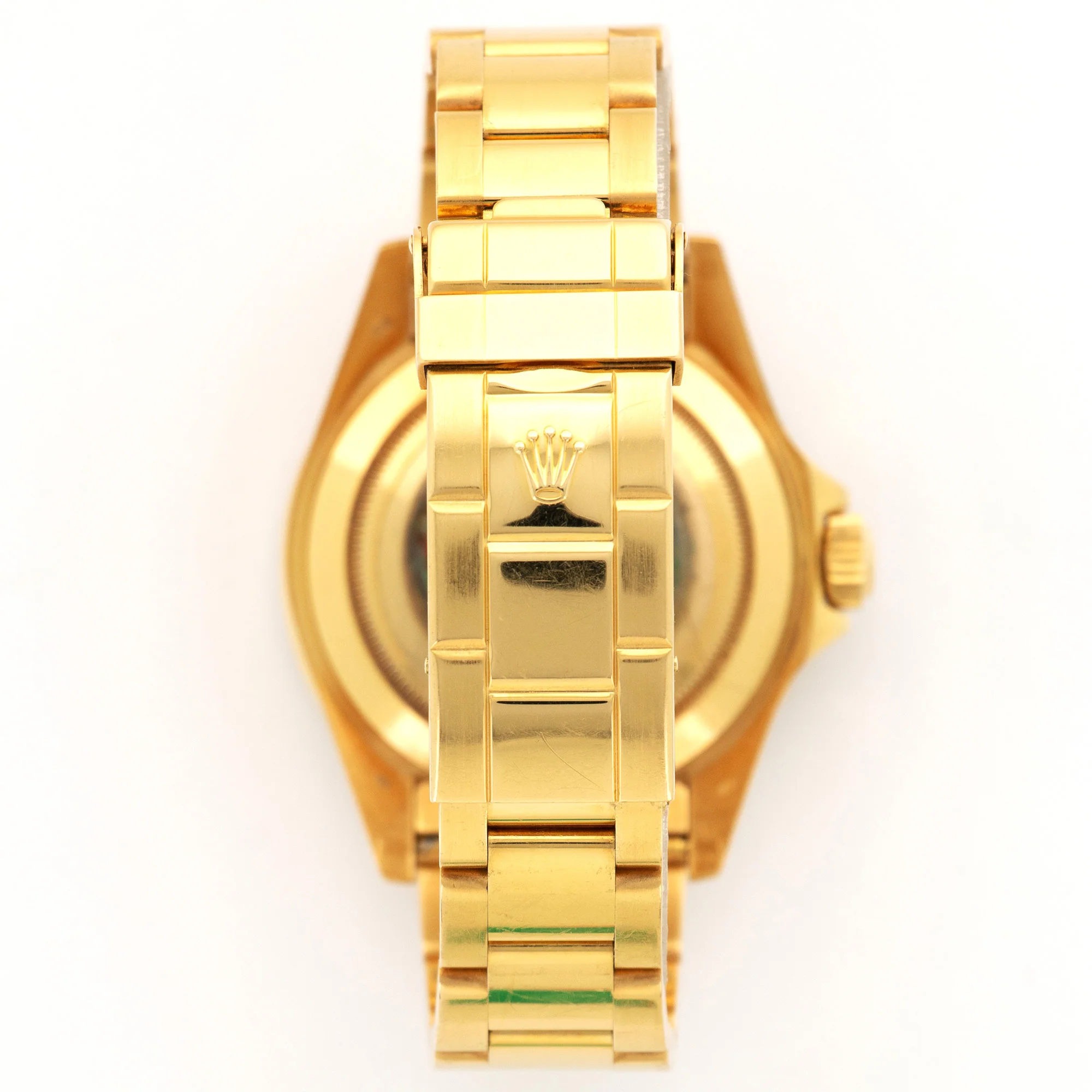 Rolex Yellow Gold Submariner Watch Ref 16618 with Original Tropical Purple Dial - Image 5