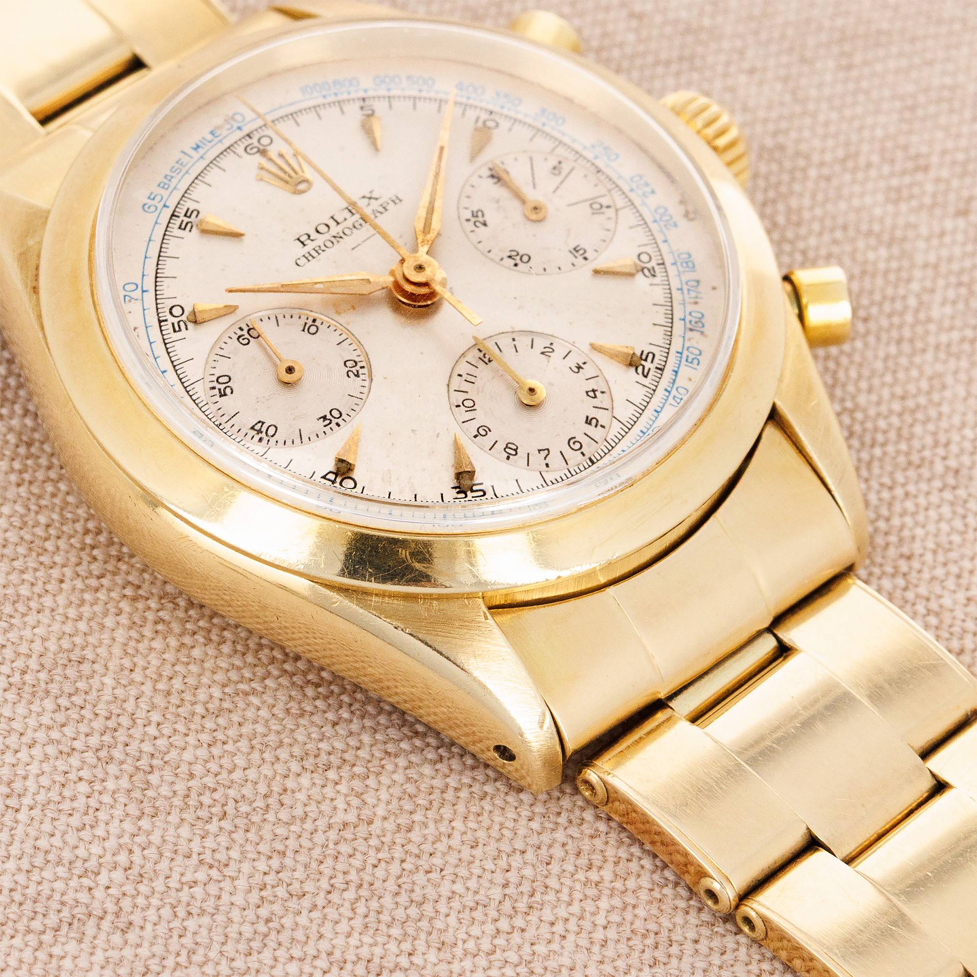 Rolex Yelow Gold Pre-Daytona Chronograph Ref. 6234 - Image 3