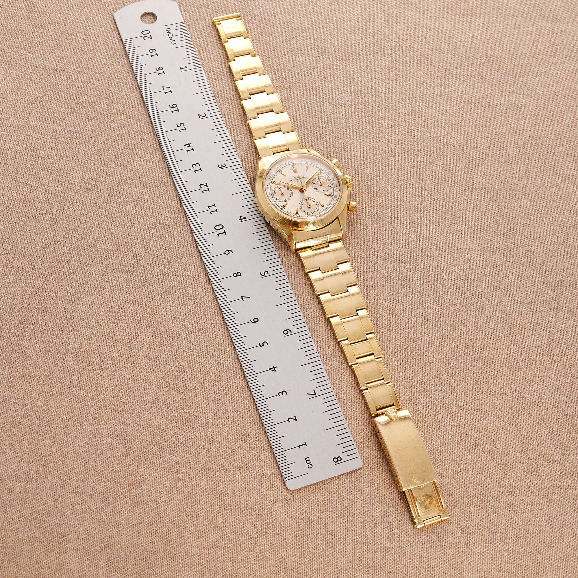 Rolex Yelow Gold Pre-Daytona Chronograph Ref. 6234 - Image 9