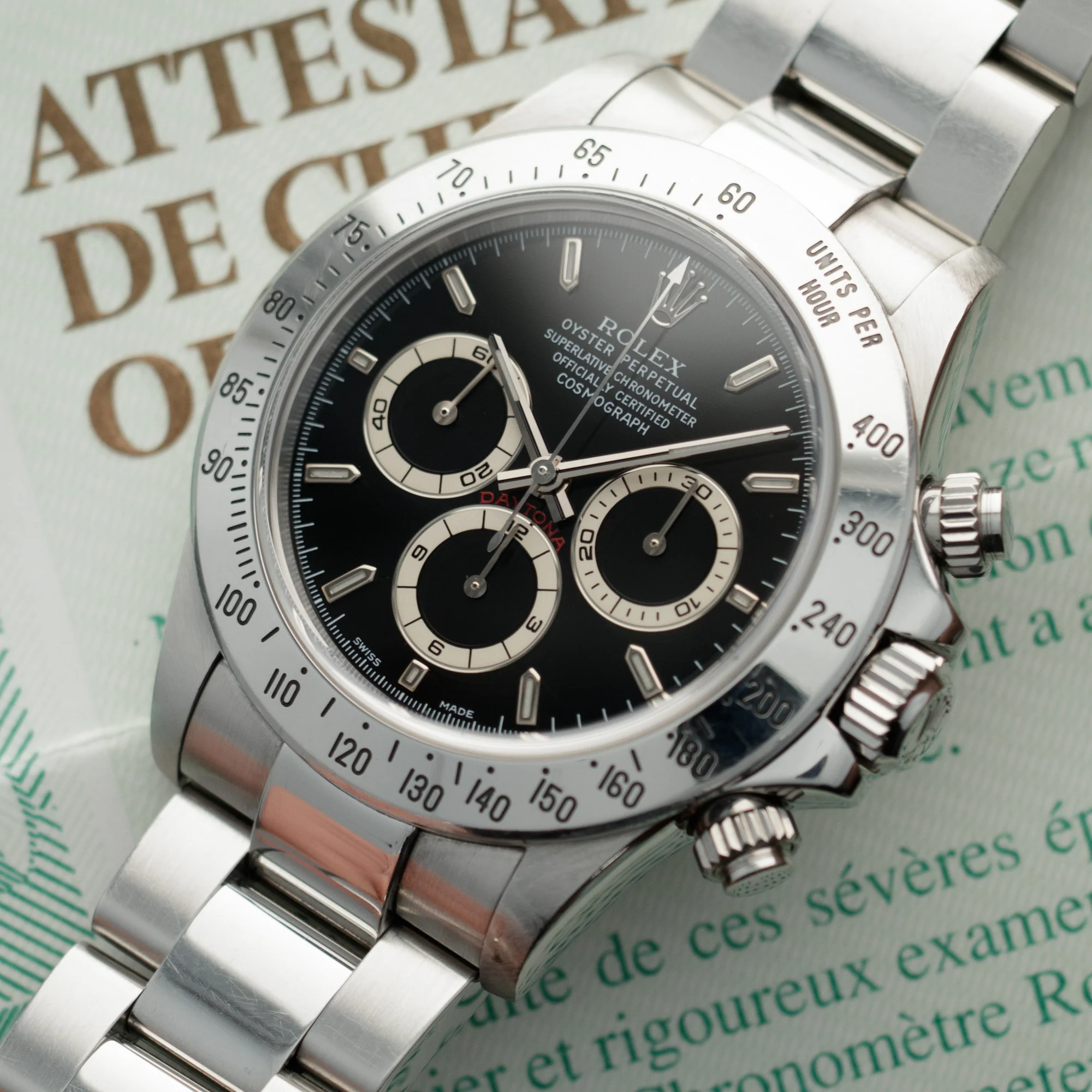 Rolex Zenith Daytona Ref. 16520 with Original Papers - Image 2