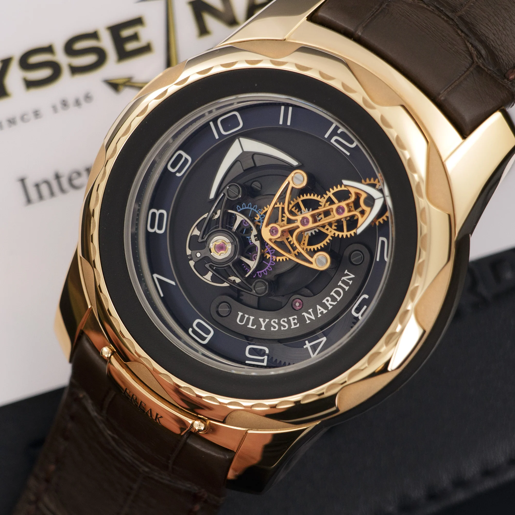 Ulysse Nardin Rose Gold Freak Cruiser Watch - Image 2
