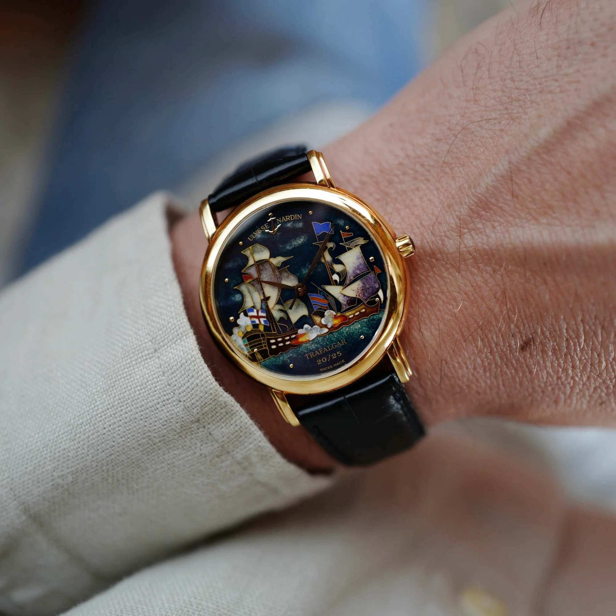 Ulysse Nardin San Marco Enamel Trafalgar Watch Ref. 131-77-9 - Image 3