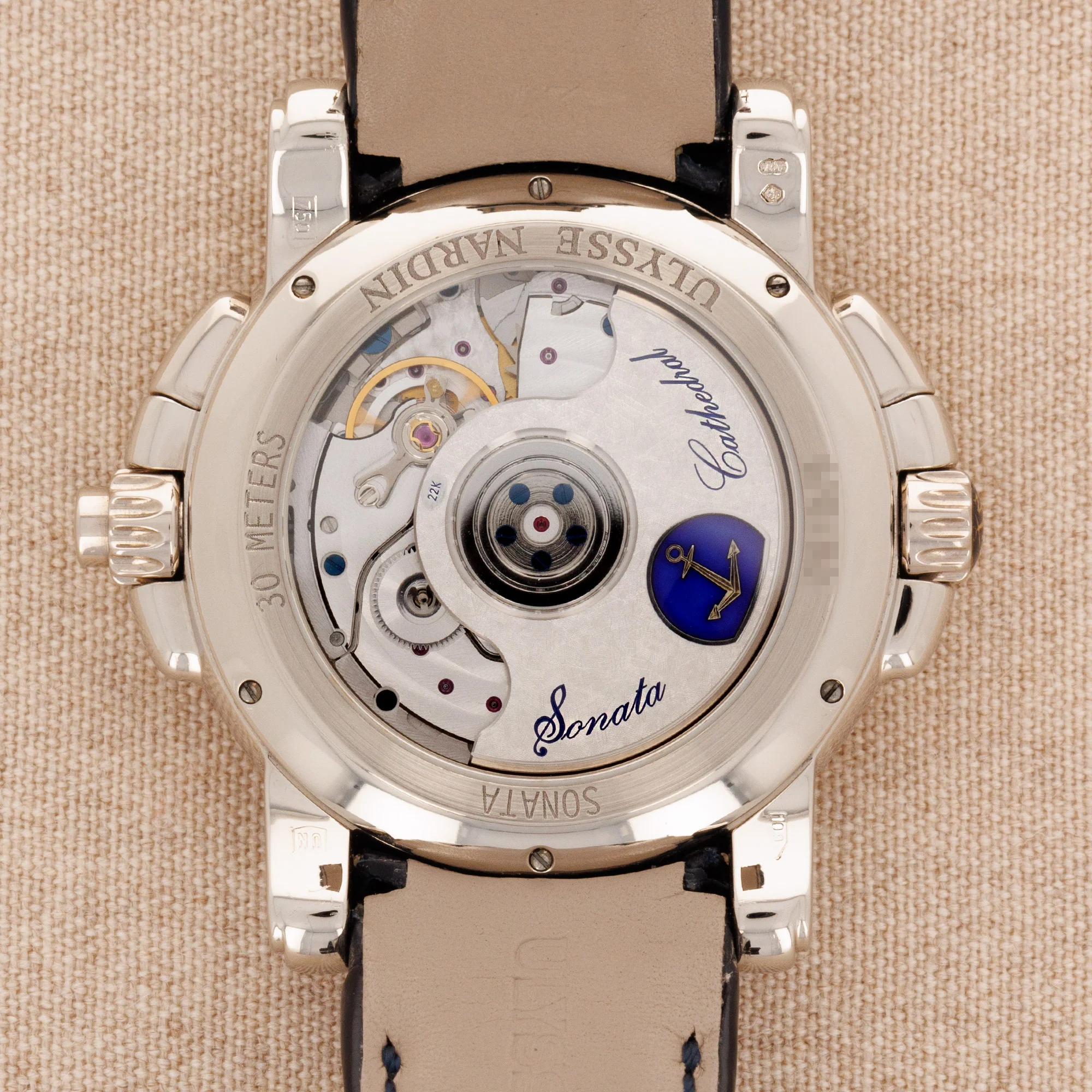 Ulysse Nardin White Gold Sonata Cathedral Dual Time Ref. 670-88 - Image 3