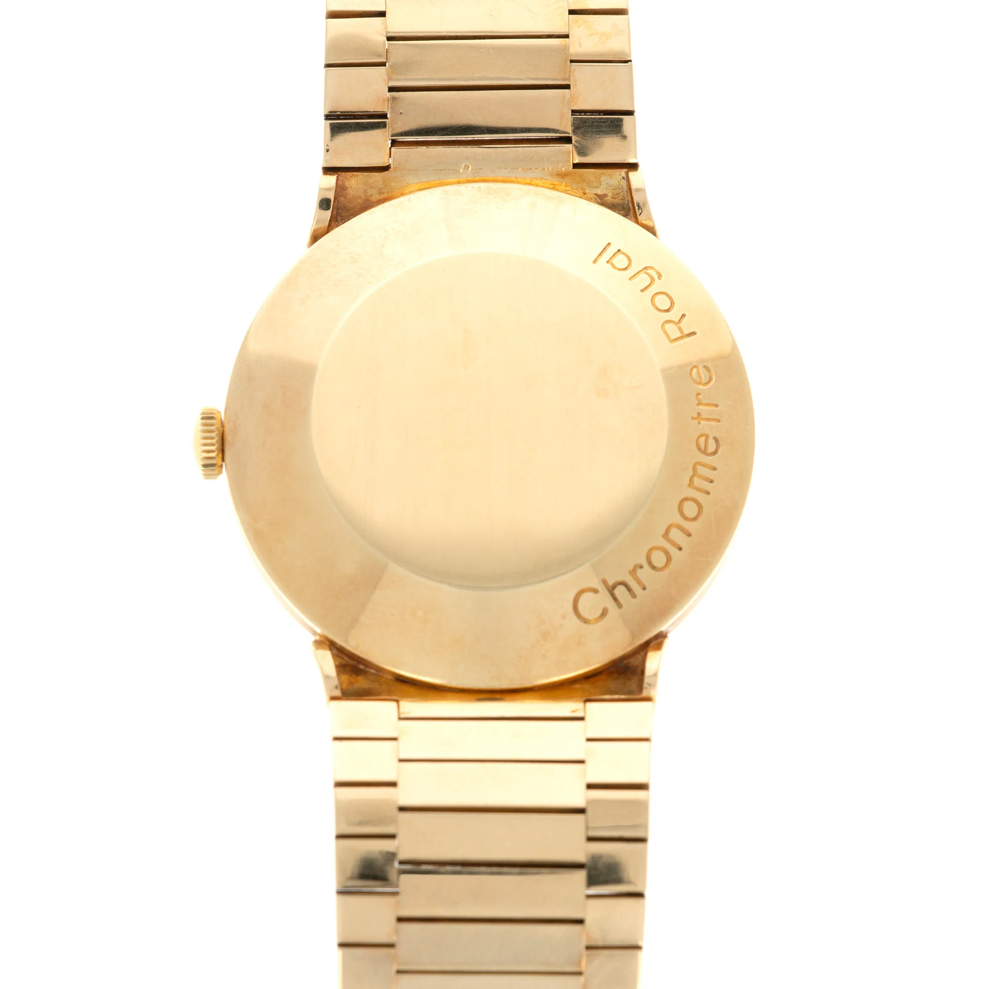 Vacheron Constantin Chronometre Royal Yellow Gold Bracelet Watch Ref. 6075 - Image 4
