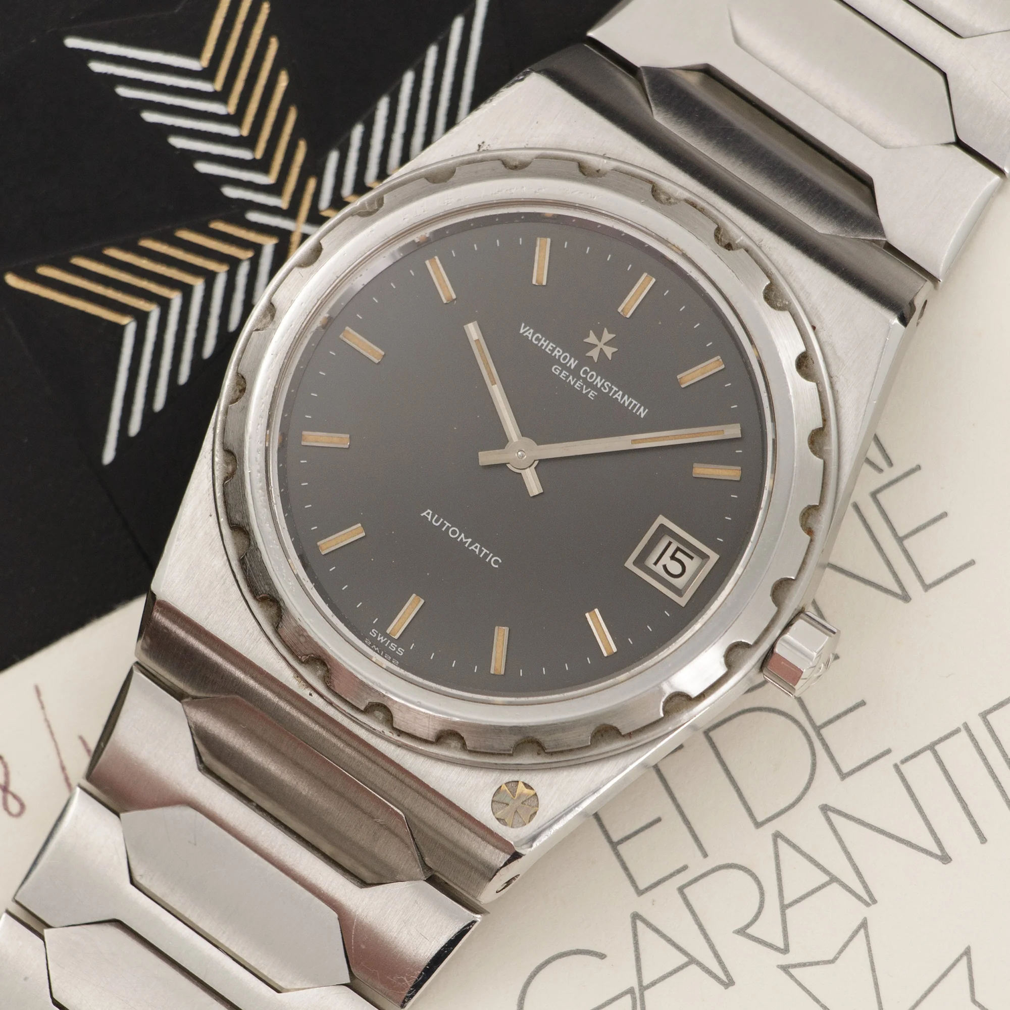 Vacheron Constantin Overseas Jumbo Automatic 222 Watch Ref. 44018 with Original Box and Papers - Image 2