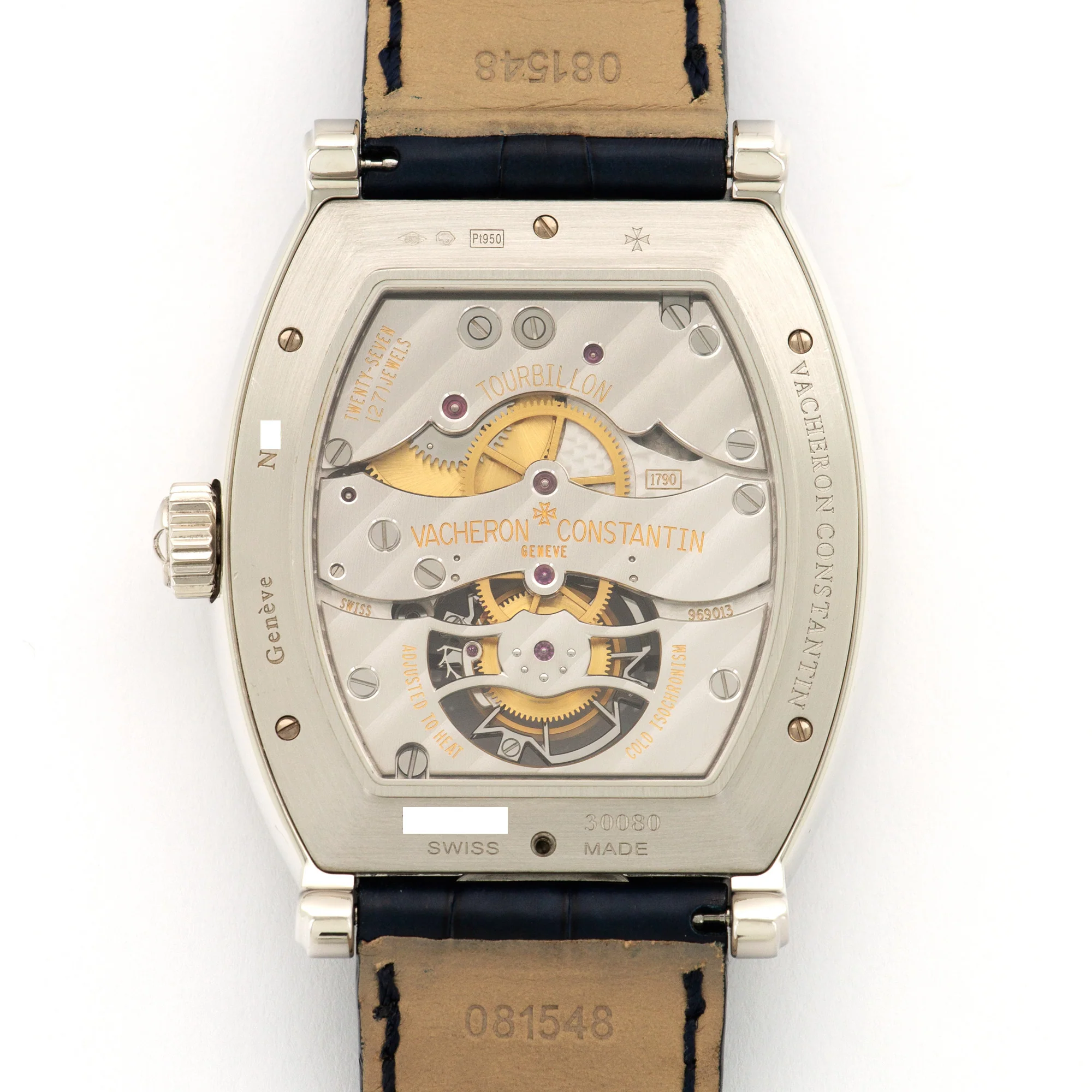 Vacheron Constantin Platinum Malte Tourbillon Regulator Watch Ref. 30080 - Image 4