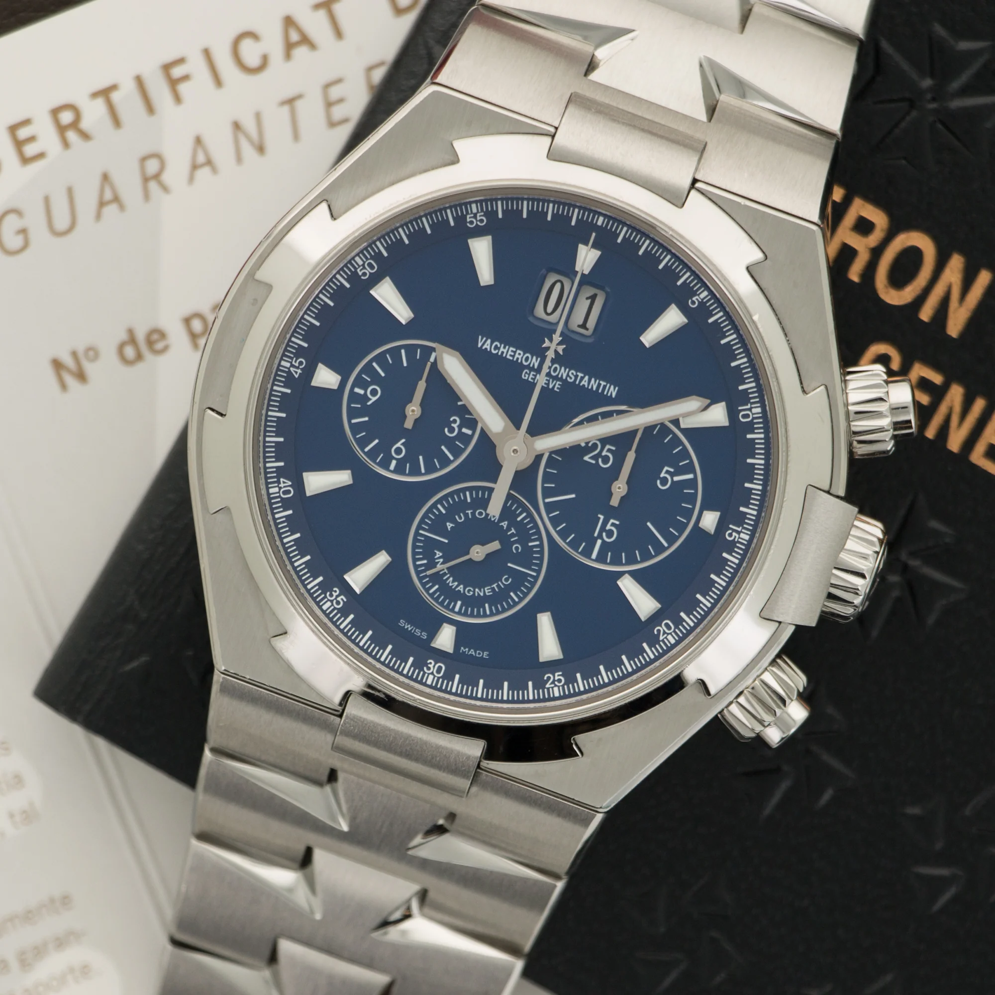 Vacheron Constantin Steel Overseas Chrono Watch Ref. 49150 - Image 2