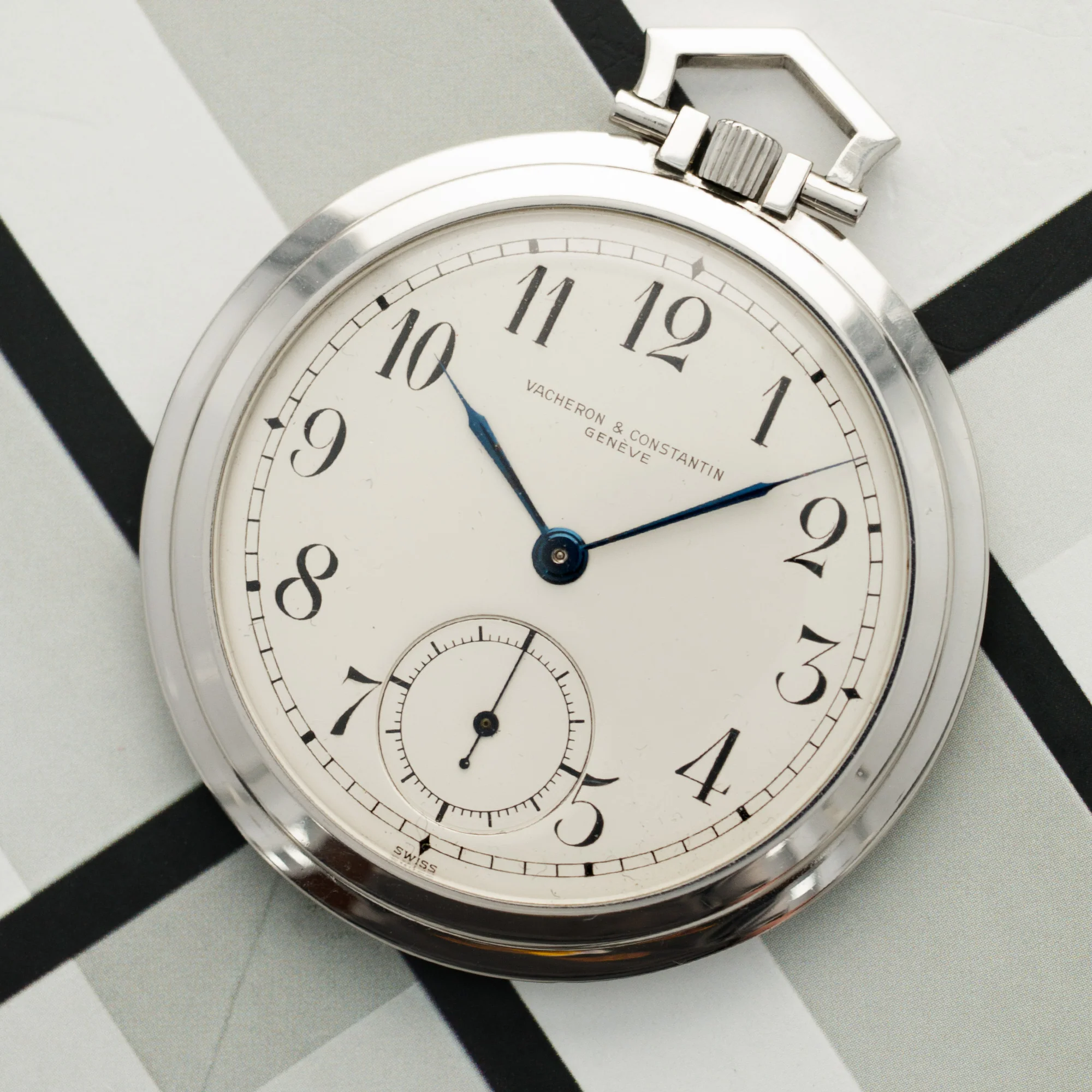 Vacheron Constantin Steel Pocket Watch - Image 2