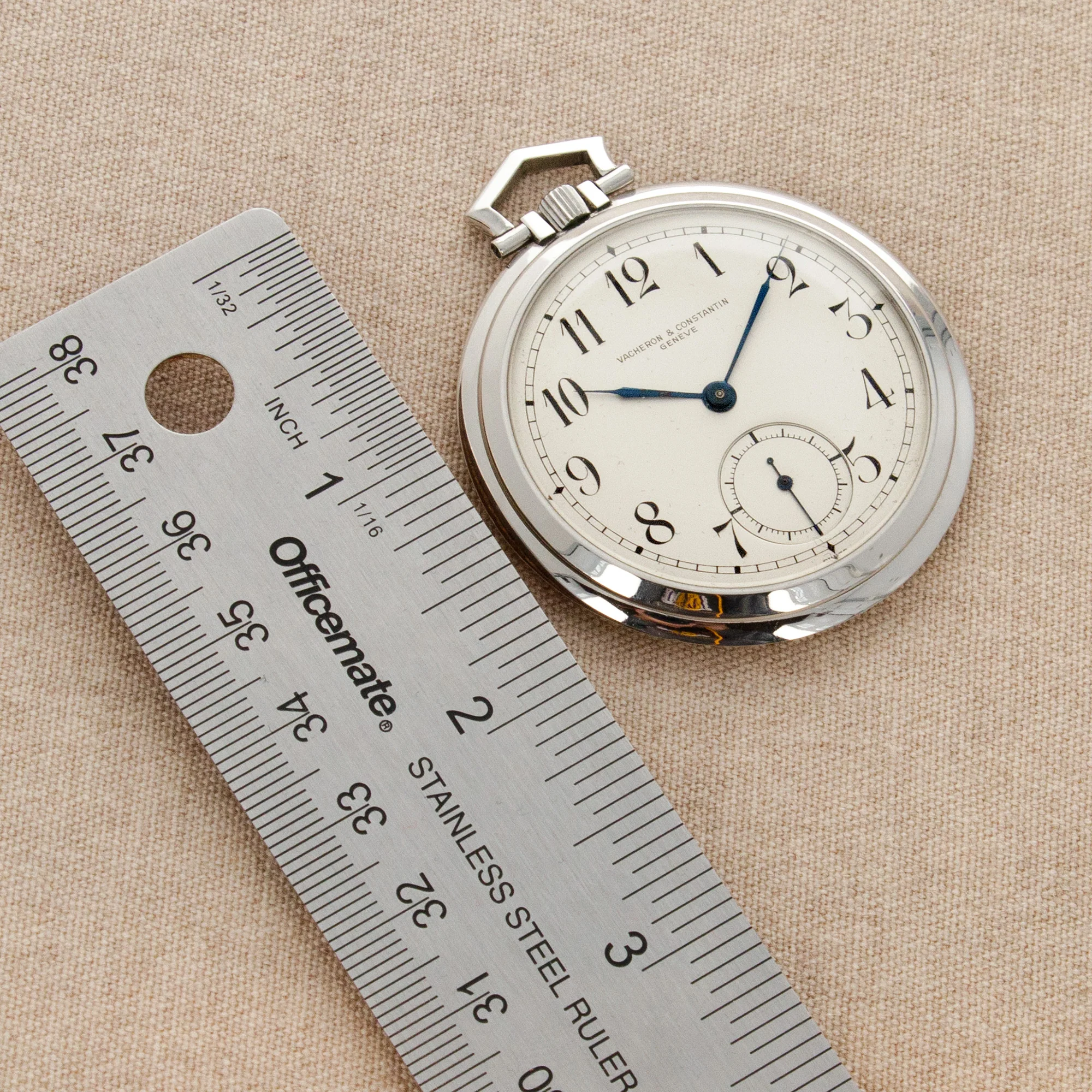 Vacheron Constantin Steel Pocket Watch - Image 4
