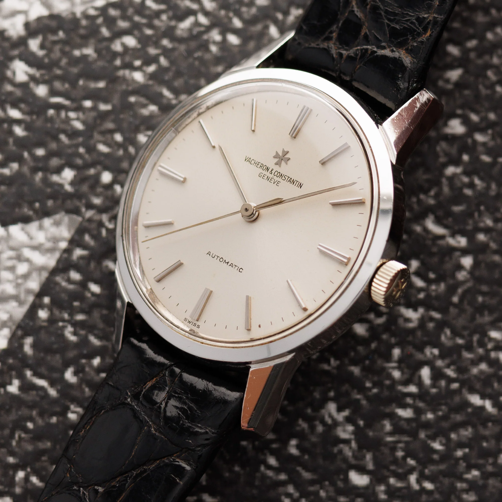 Vacheron Constantin Steel Automatic Watch - Image 2
