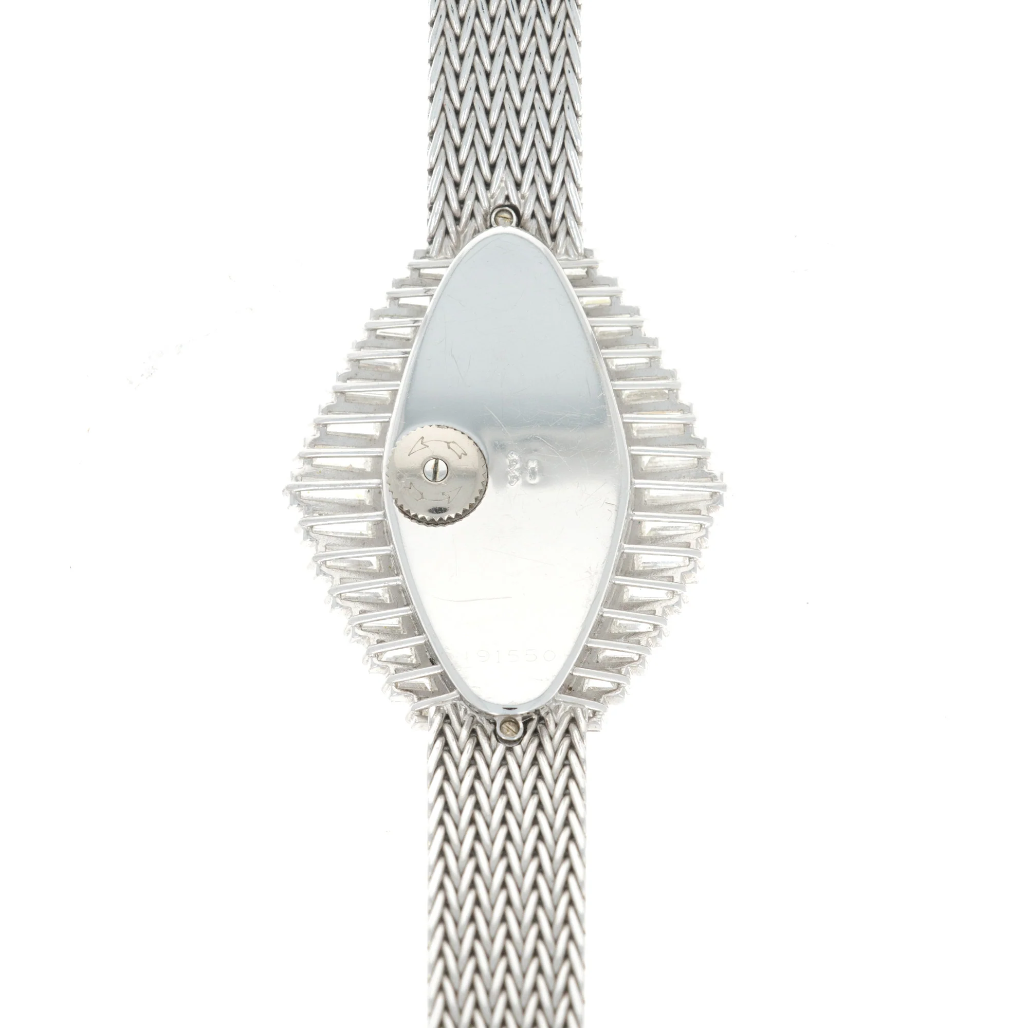 Vacheron Constantin White Gold Baguette Diamond Watch - Image 4