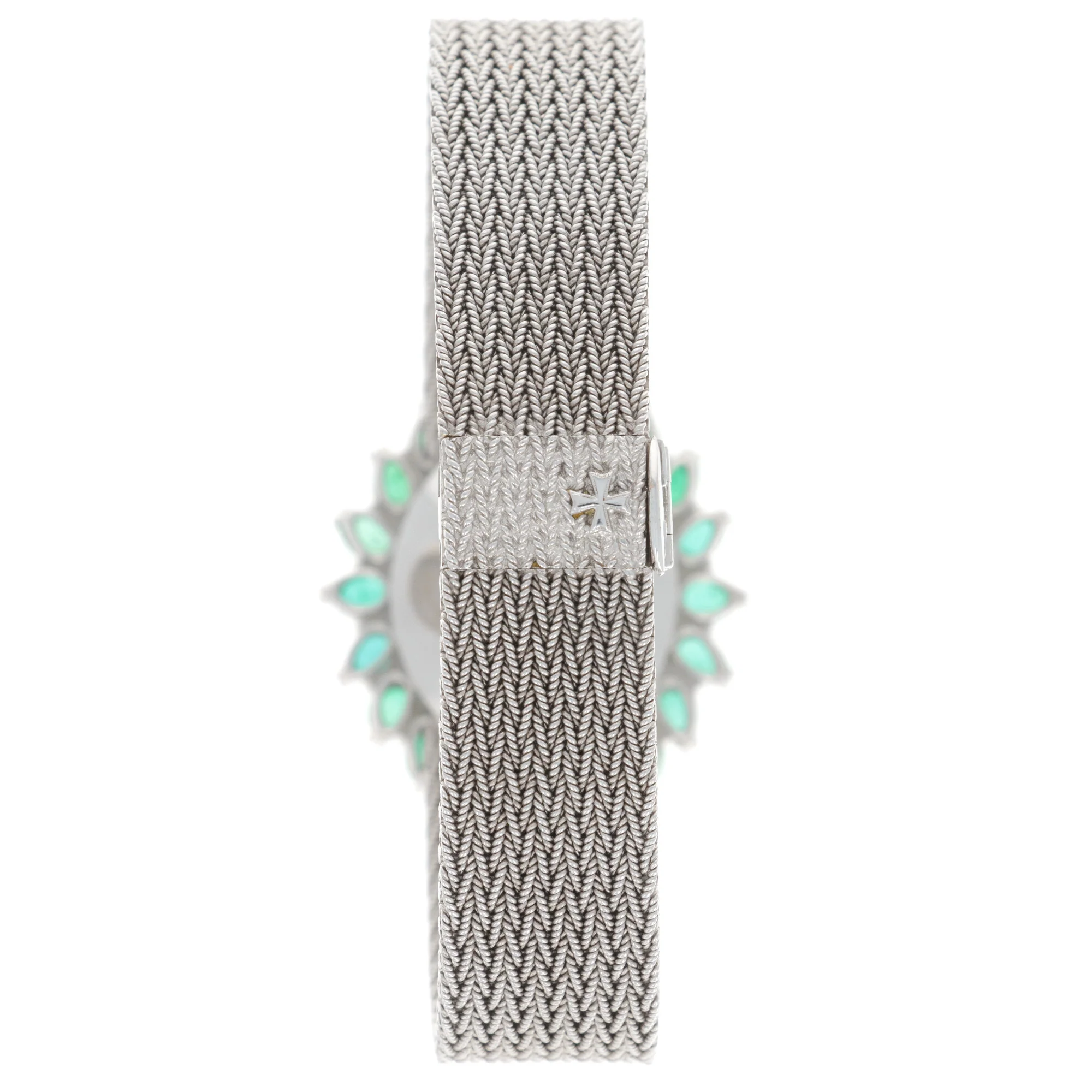 Vacheron Constantin White Gold Diamond & Emerald Watch - Image 5