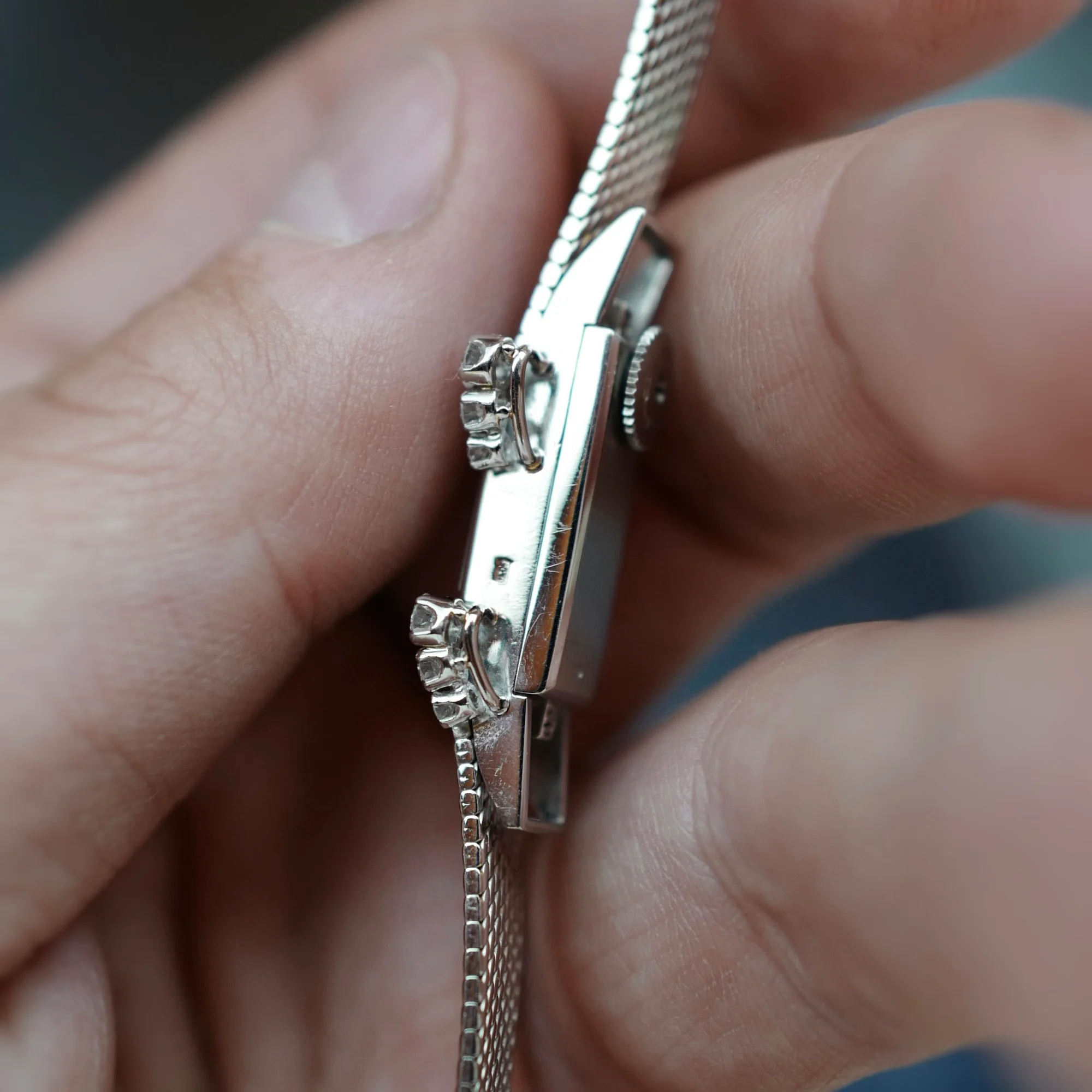 Vacheron Constantin White Gold Diamond Watch - Image 6