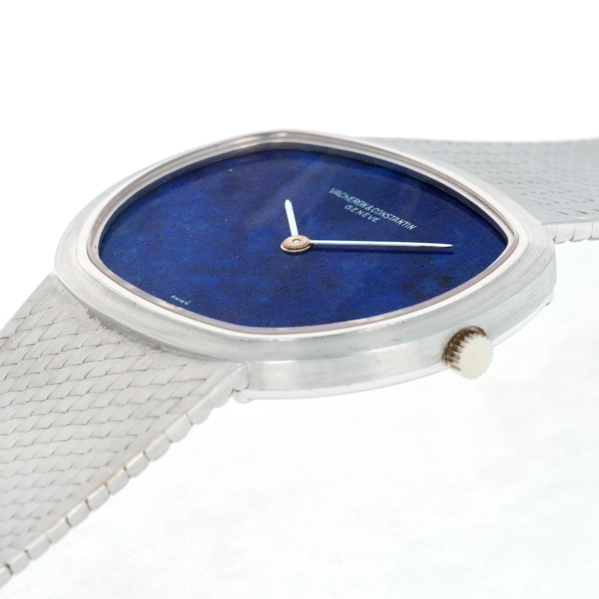 Vacheron Constantin White Gold Lapis Dial Watch, 1970s - Image 4