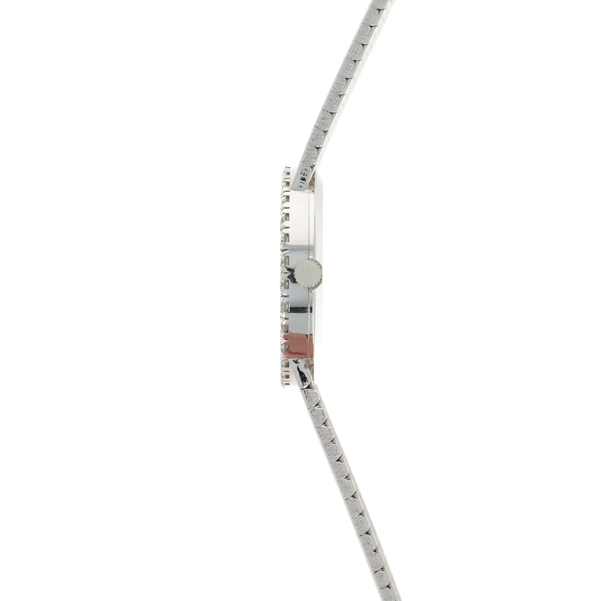 Vacheron Constantin White Gold Lapis Diamond Watch, 1970s - Image 3
