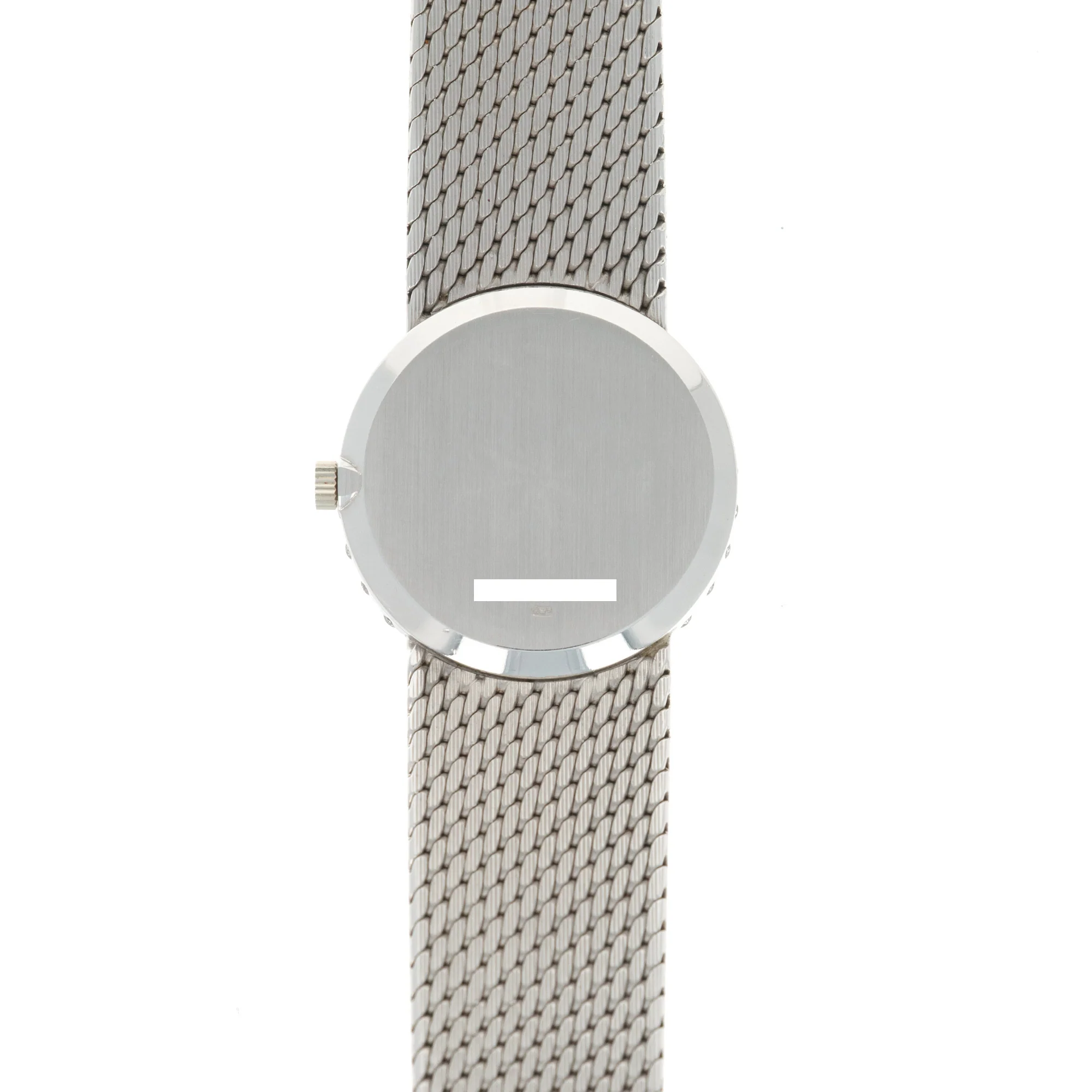 Vacheron Constantin White Gold Lapis Diamond Watch, 1970s - Image 4