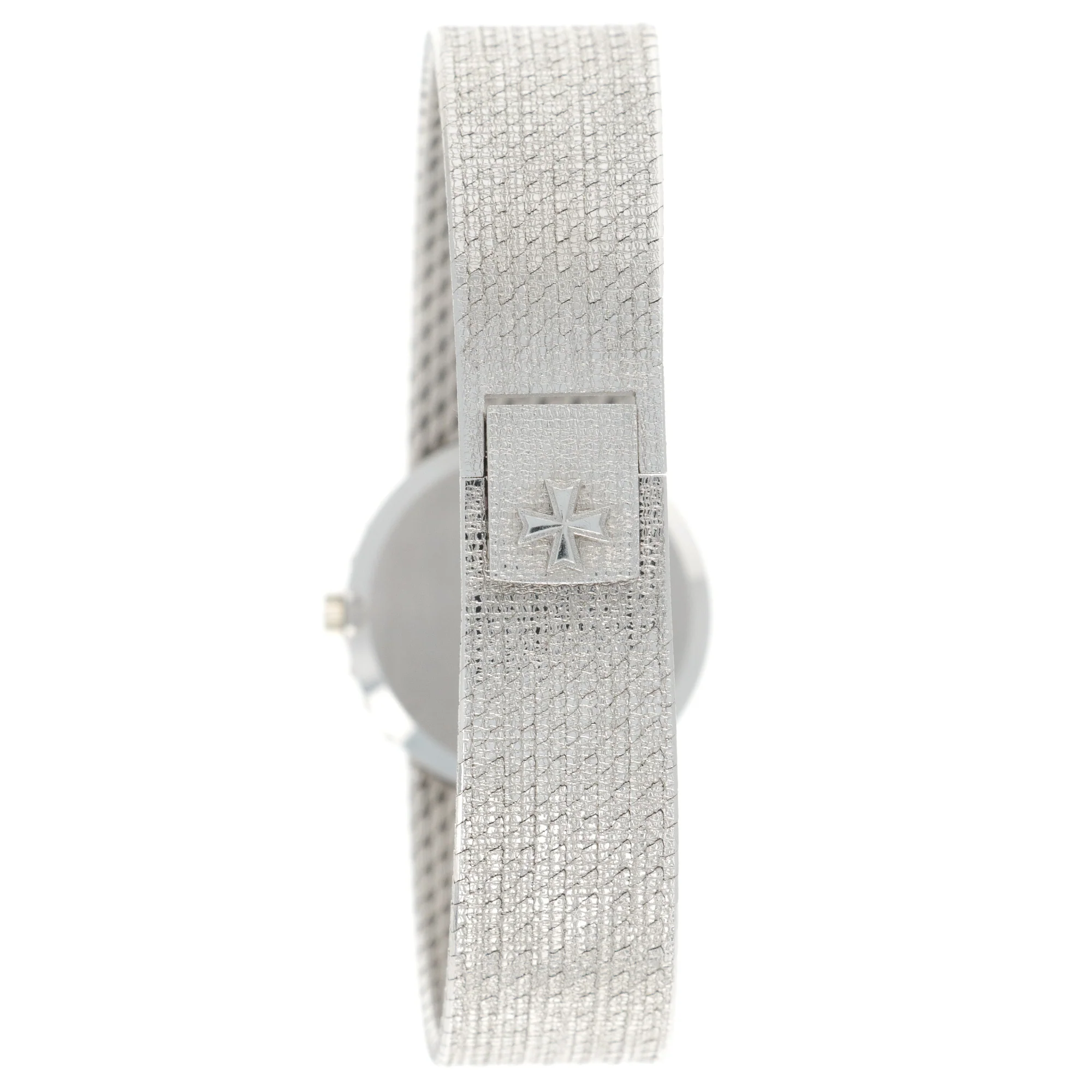 Vacheron Constantin White Gold Lapis Diamond Watch, 1970s - Image 5