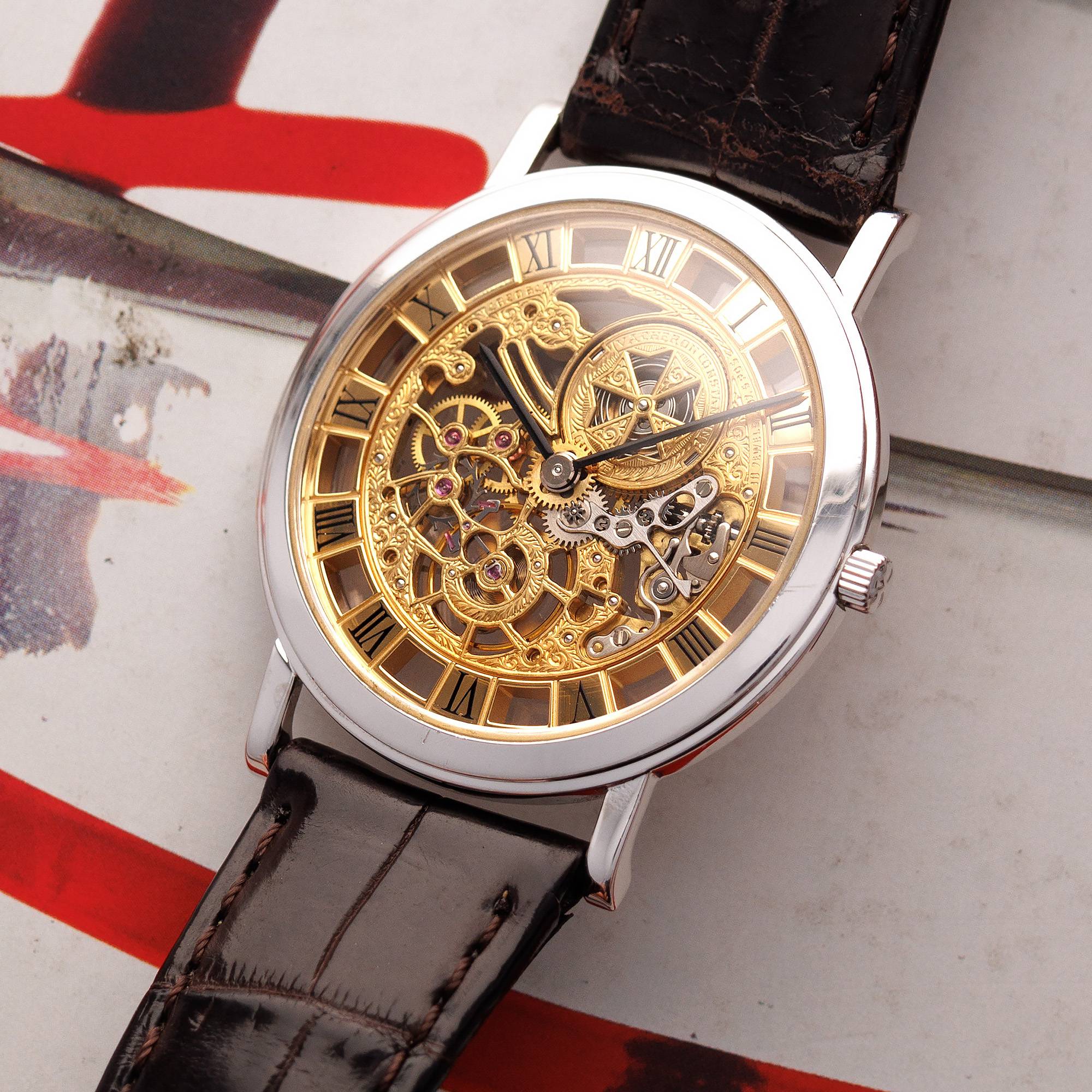 Vacheron Constantin White Gold Skeleton Watch Ref. 33115 - Image 2