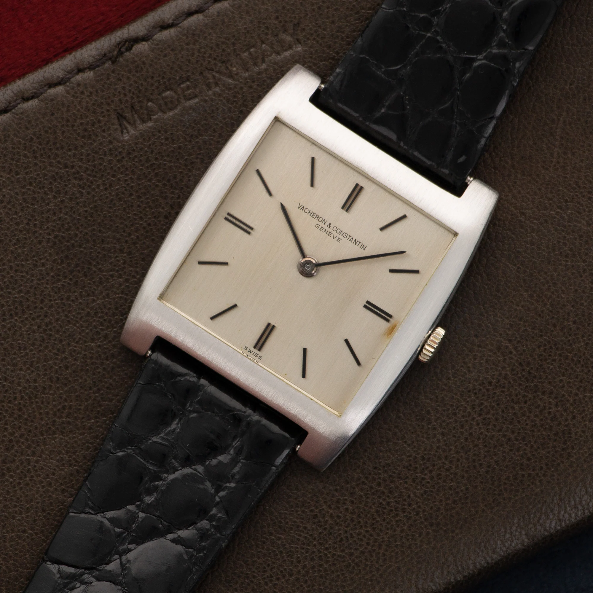 Vacheron Constantin White Gold Strap Watch - Image 2