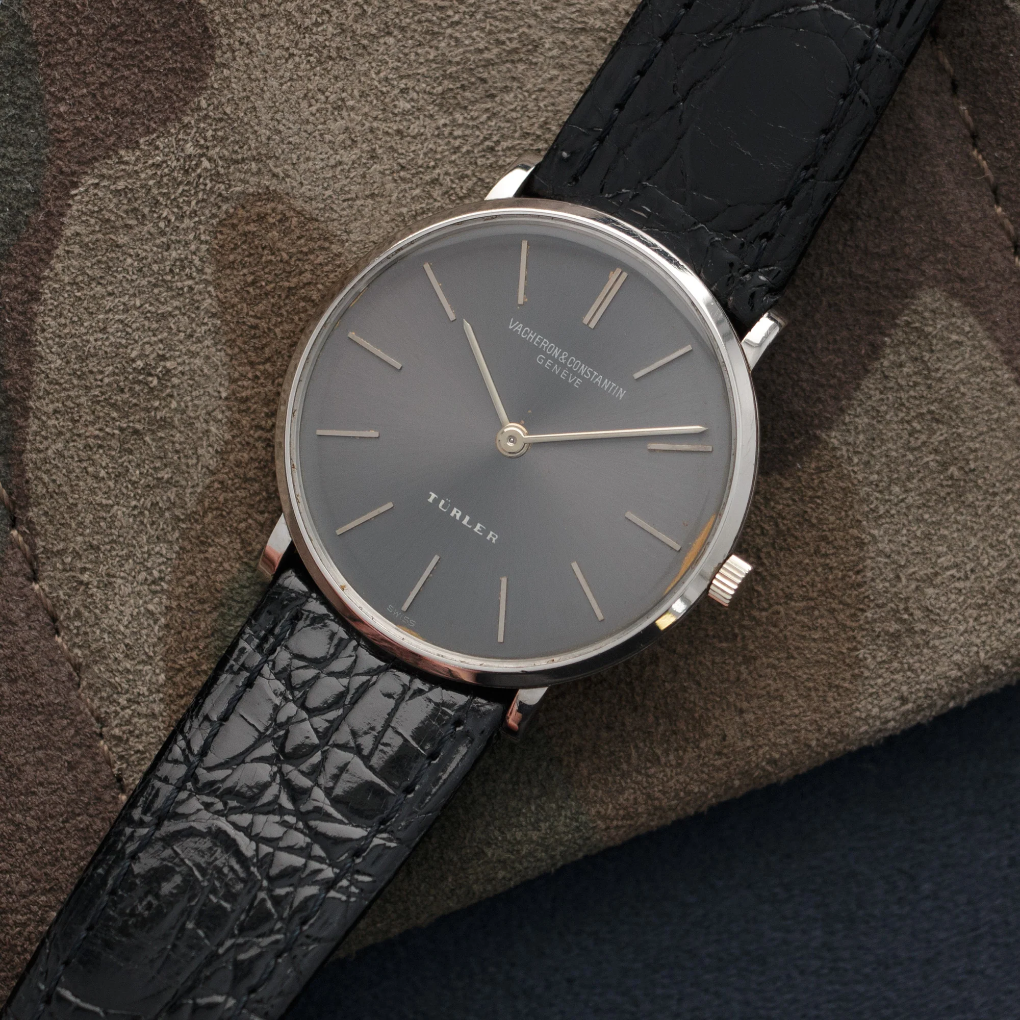 Vacheron Constantin White Gold Strap Watch, Retailed by Turler - Image 2