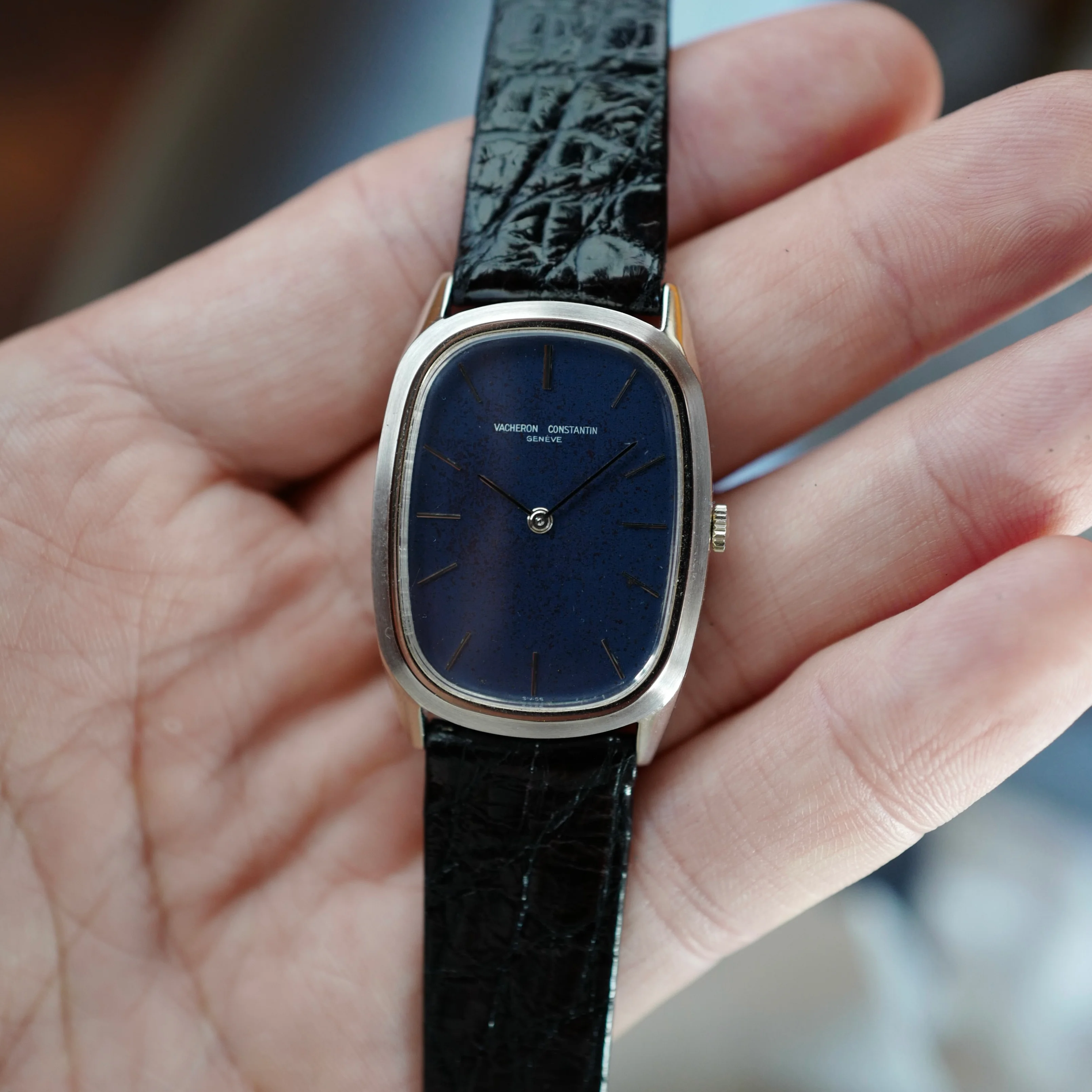 Vacheron Constantin White Gold Watch Ref. 2044 with Blue Dial - Image 8