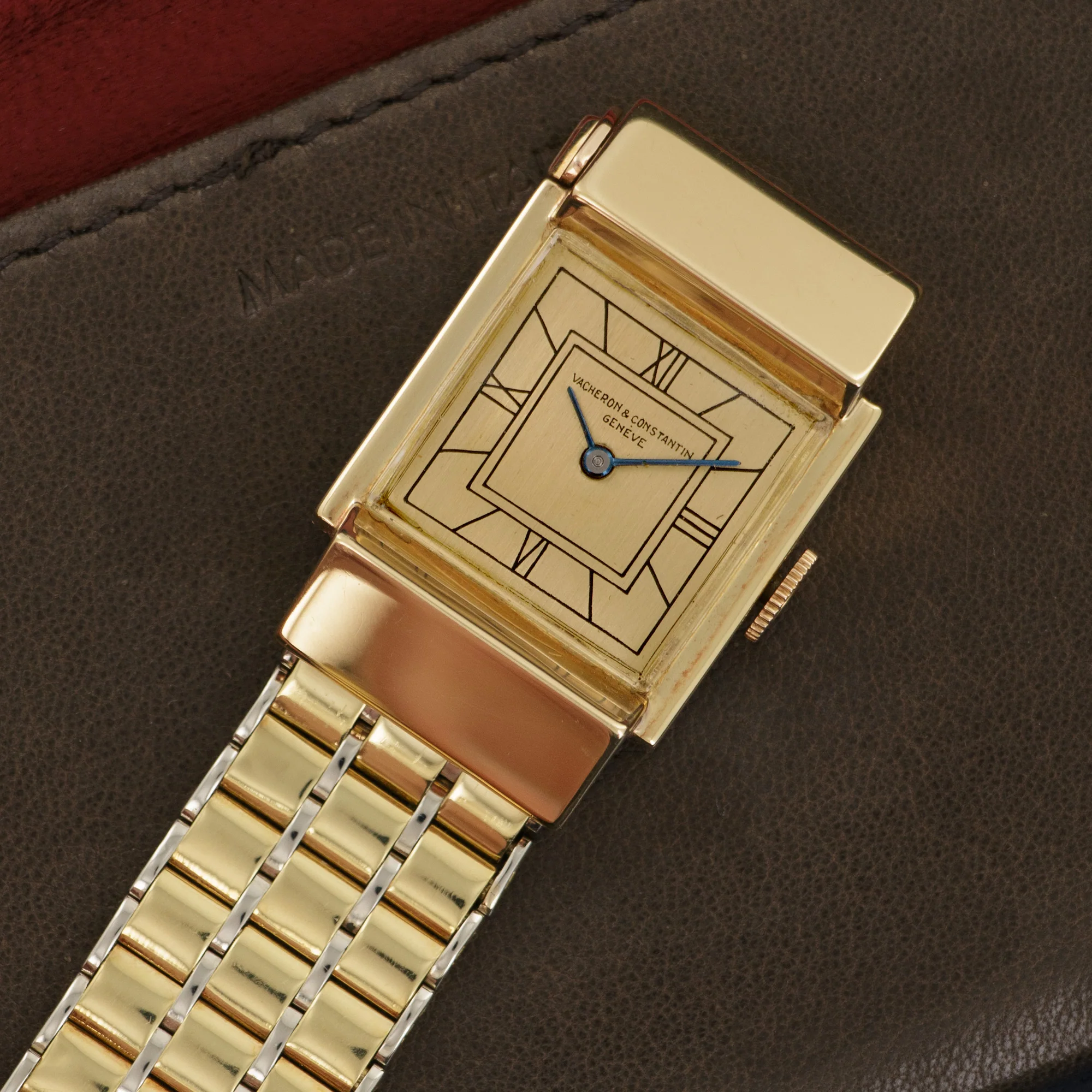 Vacheron Constantin Yellow Gold Bracelet Watch - Image 2