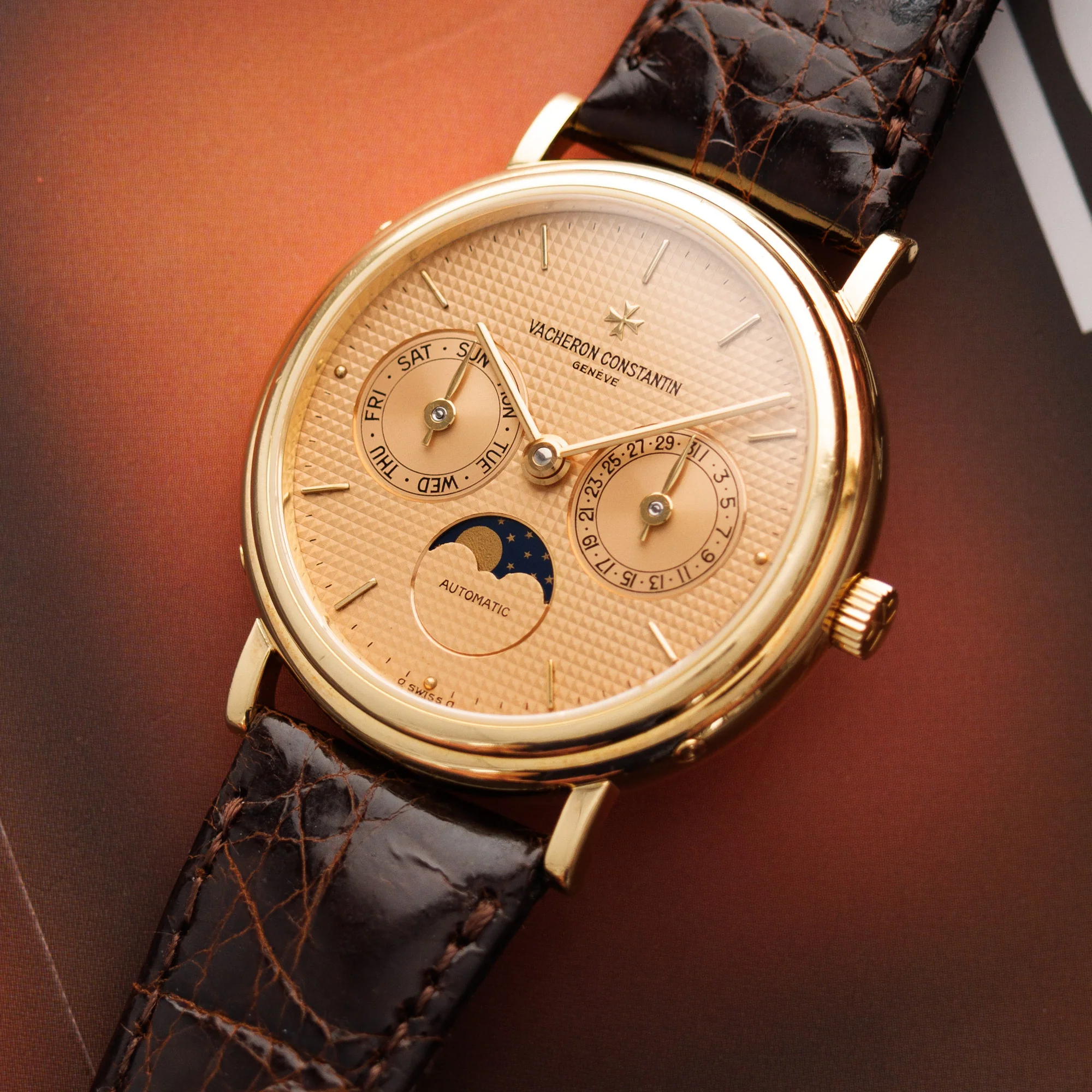 Vacheron Constantin Yellow Gold Day Date Moonphase Ref 47009 - Image 2