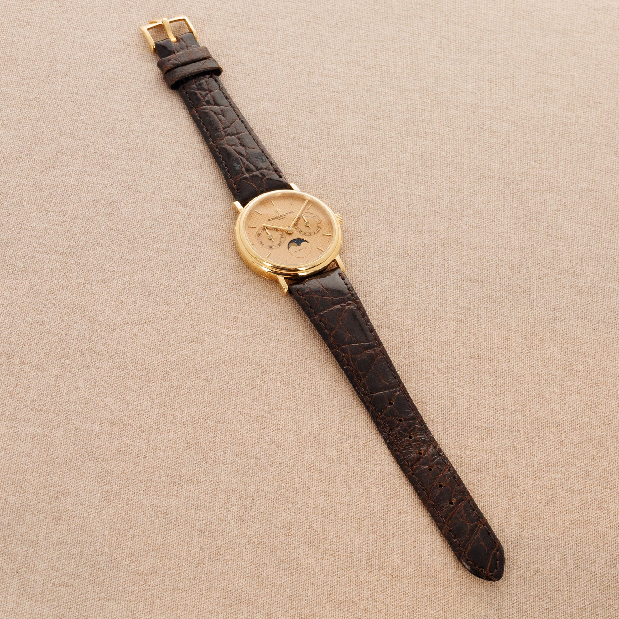 Vacheron Constantin Yellow Gold Day Date Moonphase Ref 47009 - Image 4
