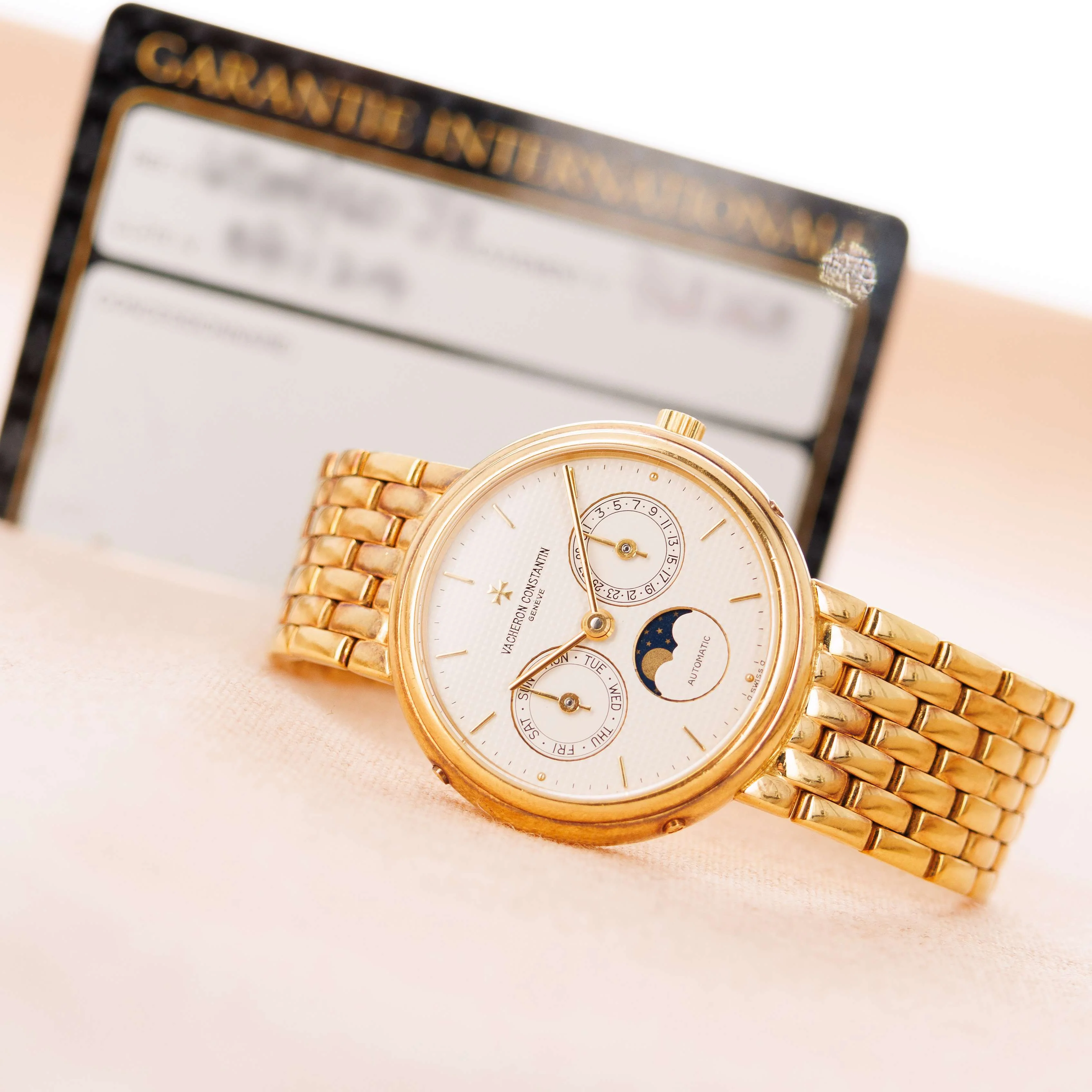 Vacheron Constantin Yellow Gold Day Date Moonphase Ref. 47009 on Bracelet - Image 5