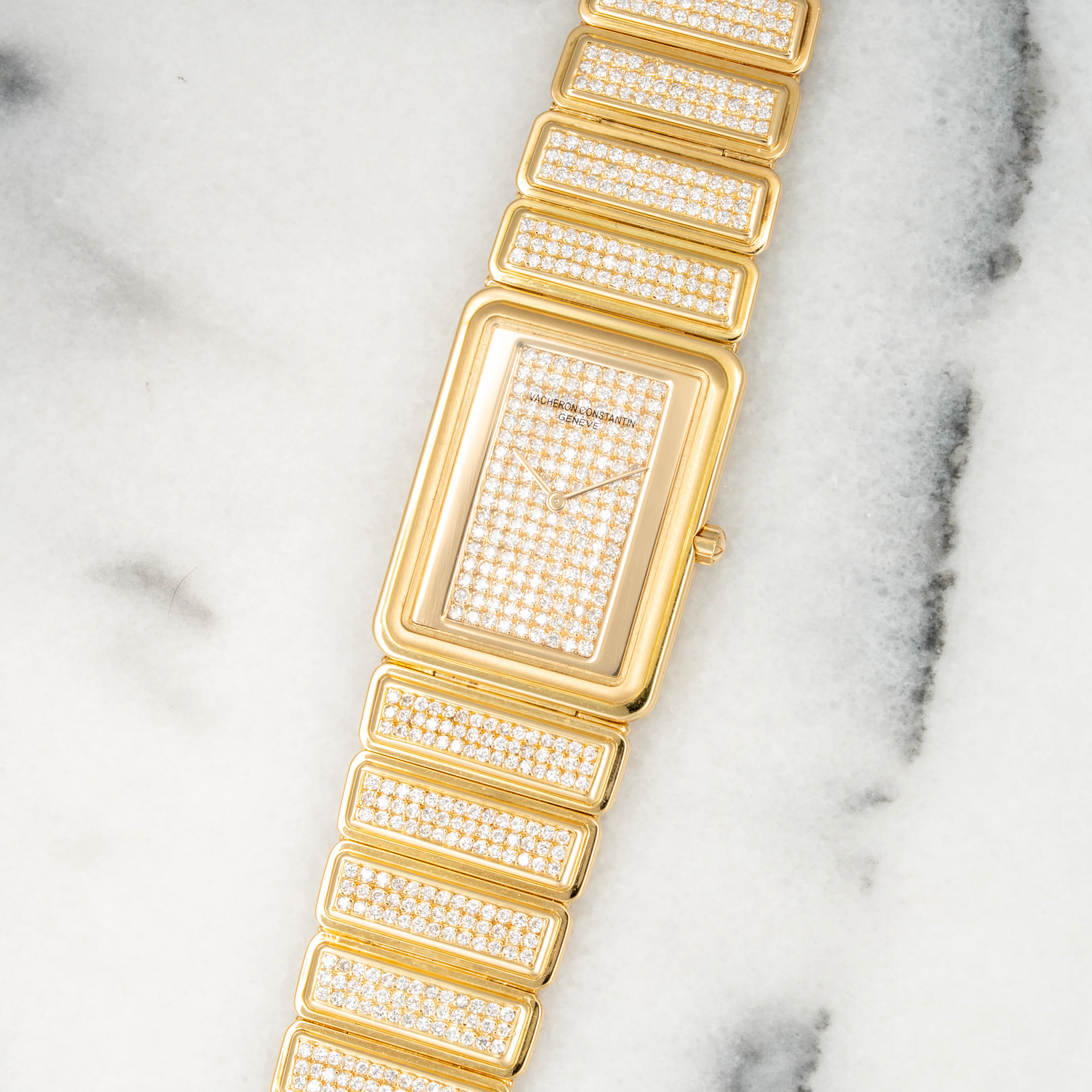 Vacheron Constantin Yellow Gold Harmony Ref. 61701 with Original Pave Diamonds (New Arrival)