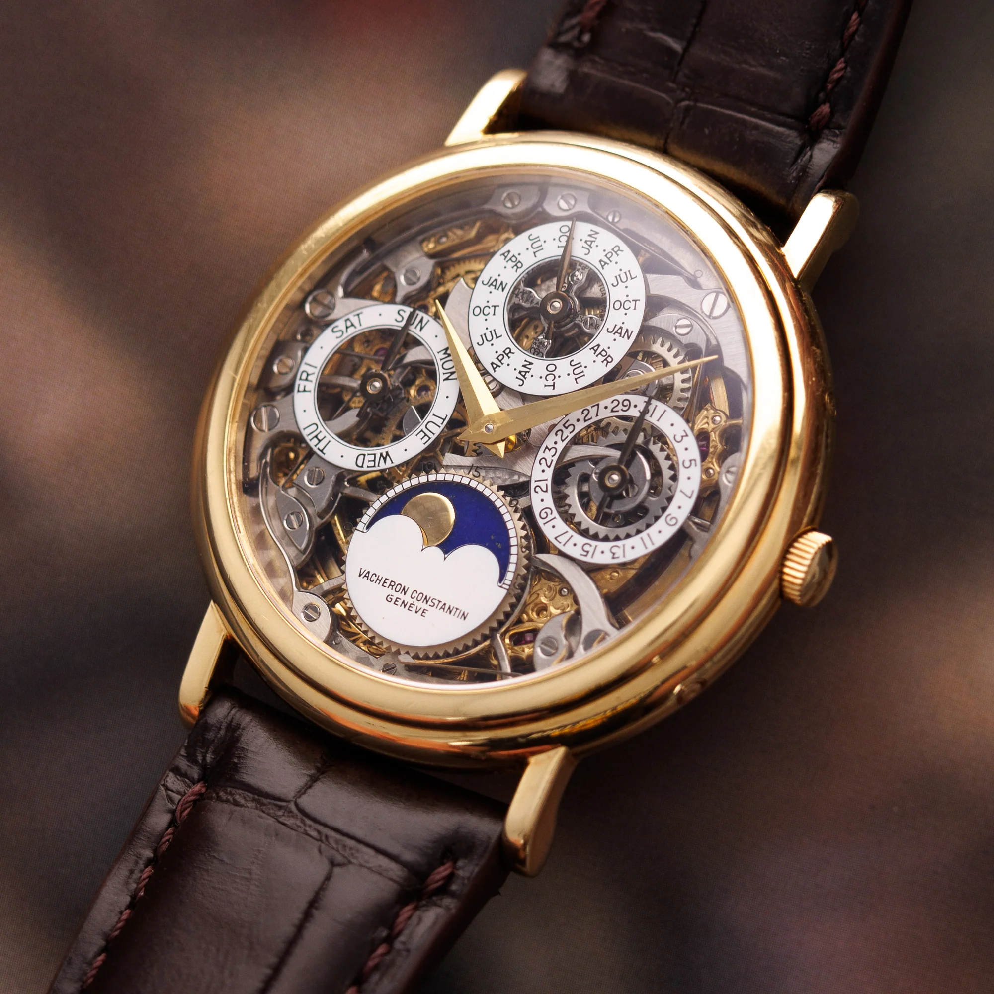 Vacheron Constantin Yellow Gold Perpetual Skeleton Ref. 43032 - Image 2